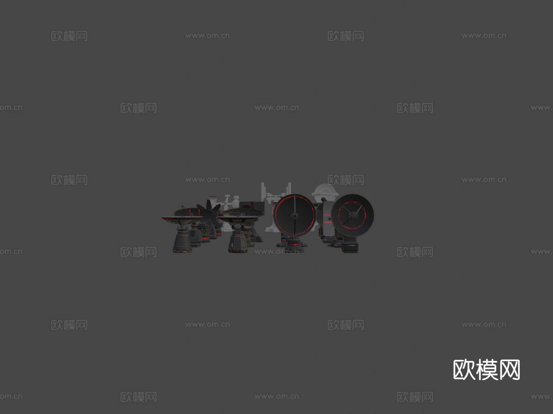 雷达包su模型下载（渲染图7）