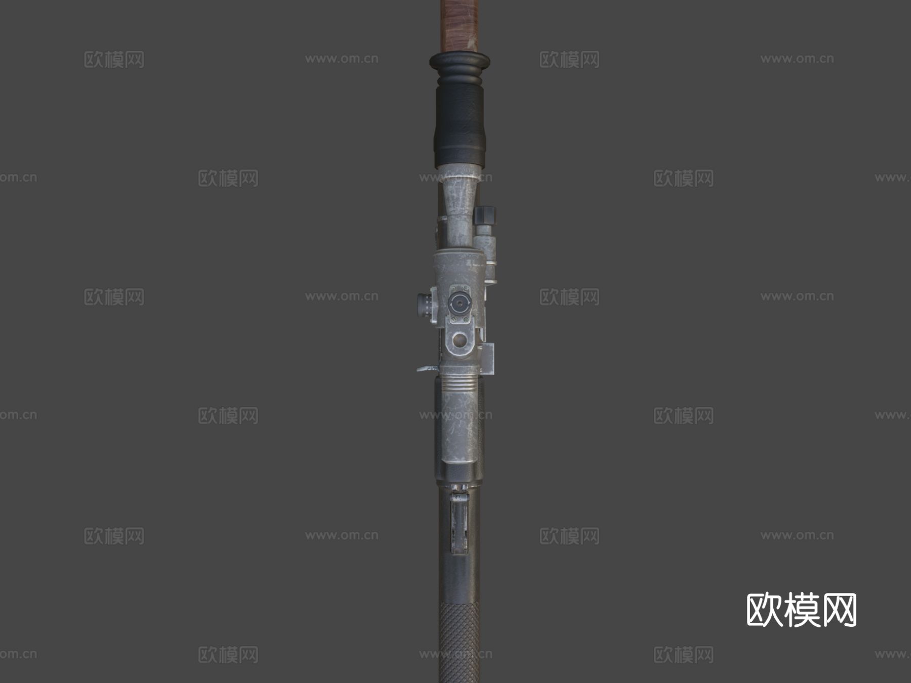 狙击枪su模型下载（渲染图2）