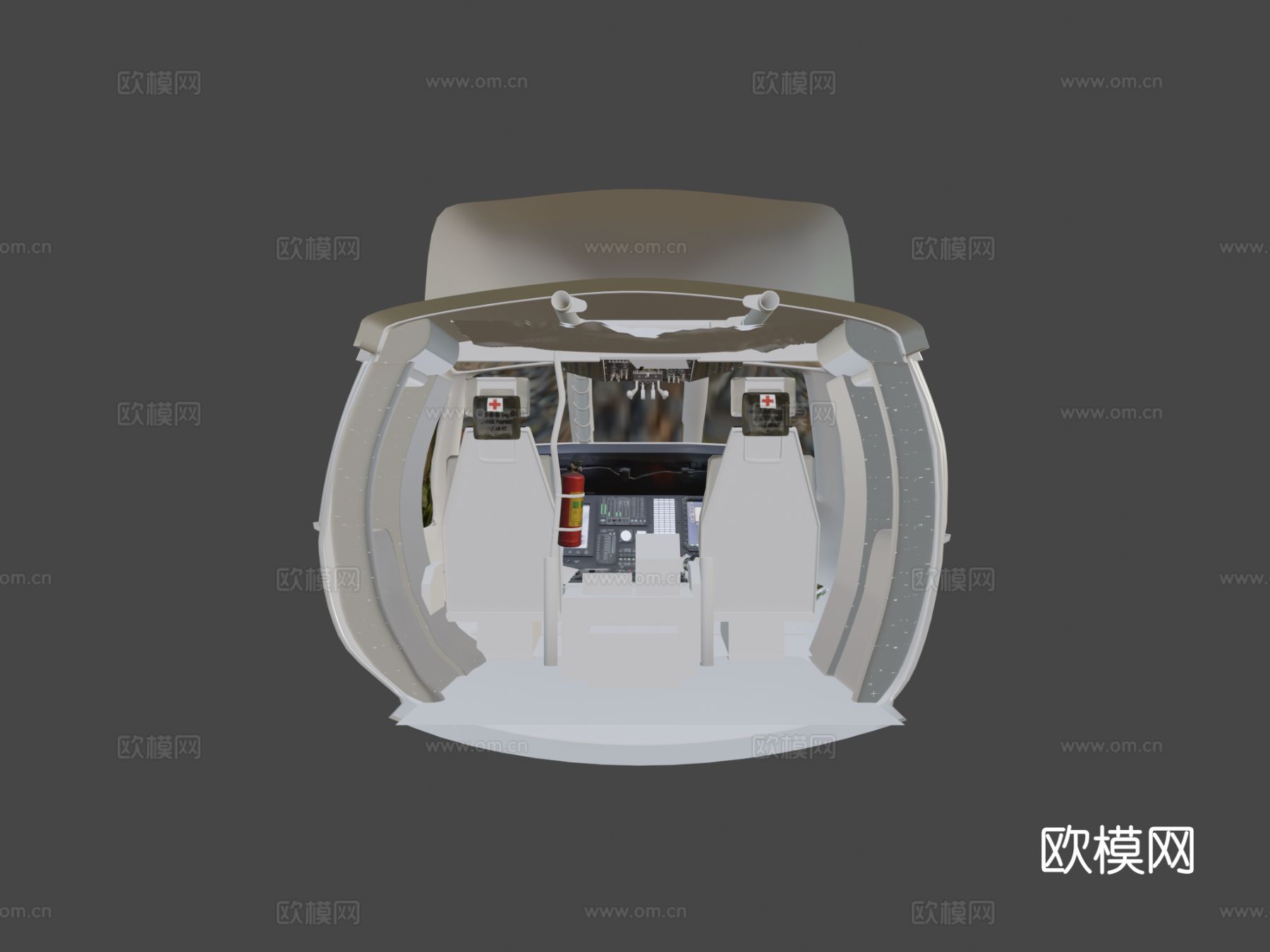 黑鹰UH 60驾驶舱su模型