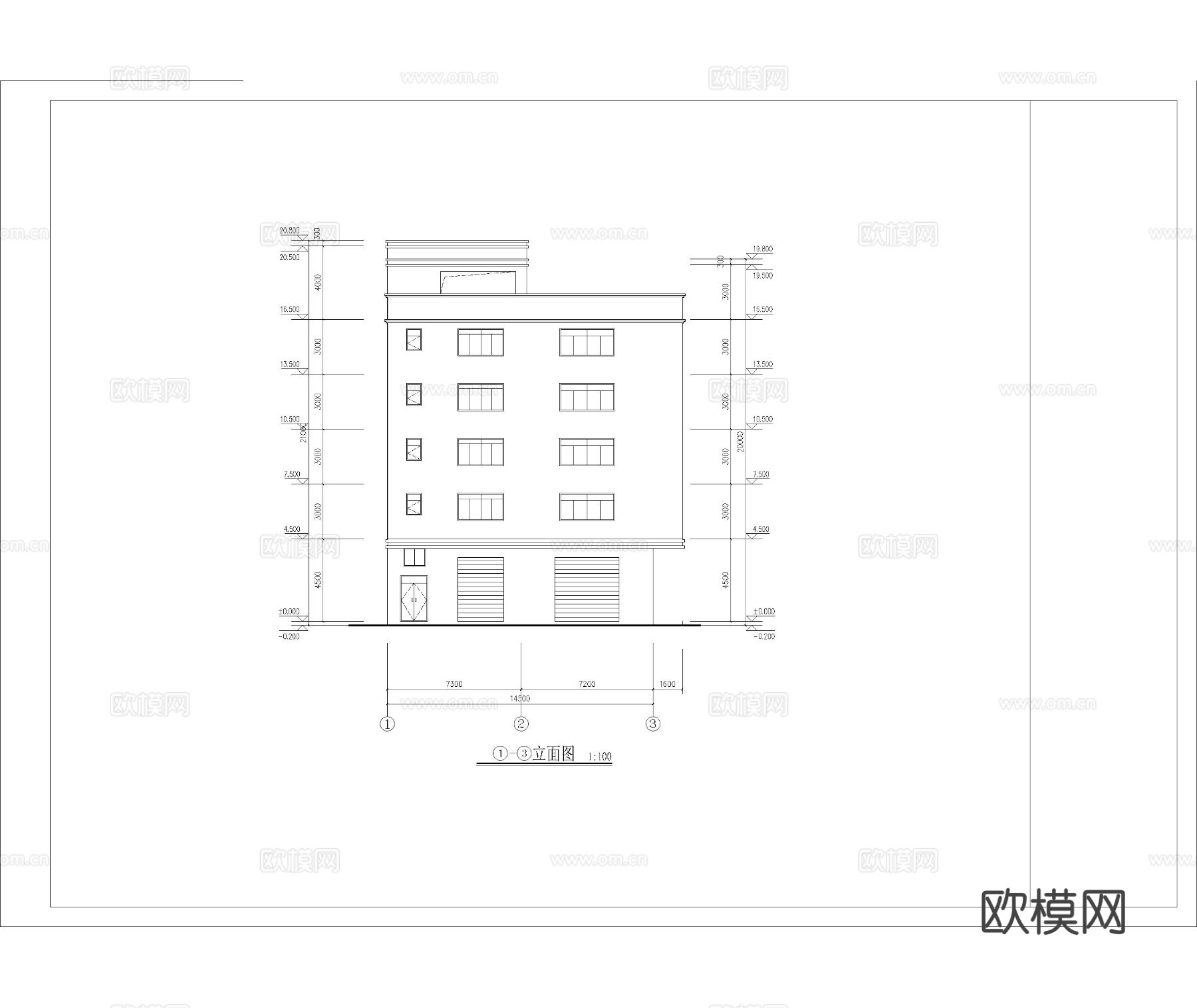 厂房 建筑CAD施工图