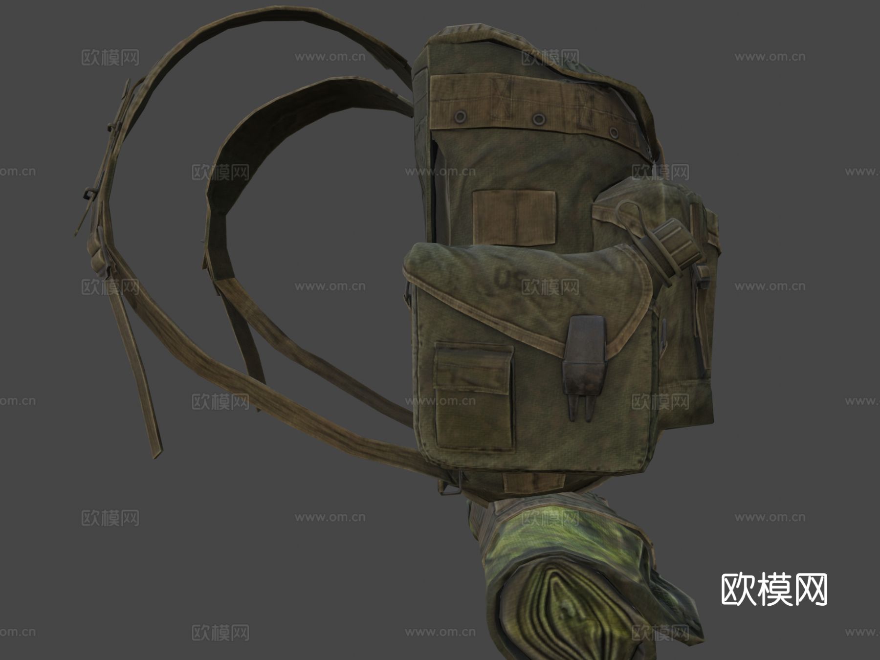 热带背包su模型下载（渲染图6）