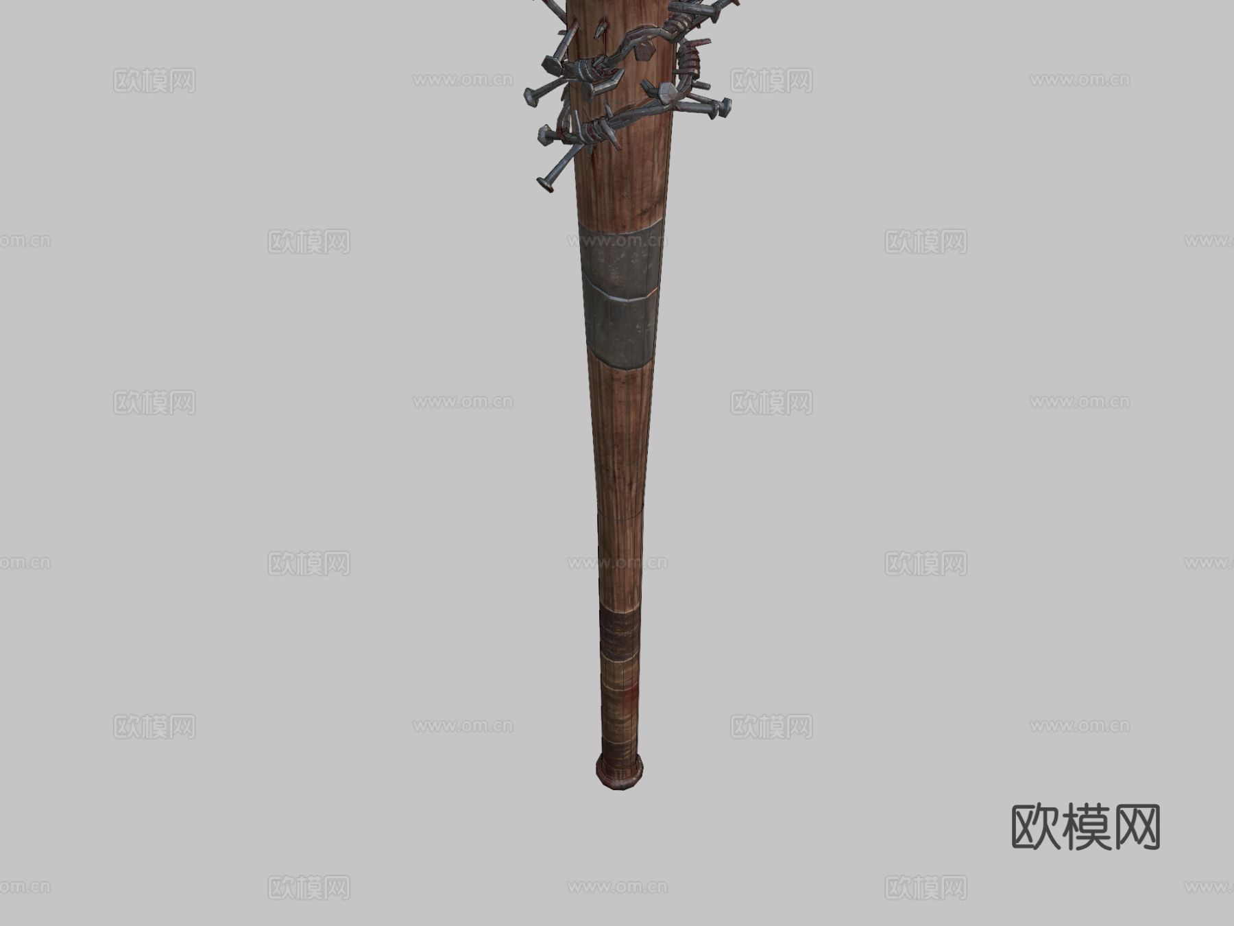 后末日棒球棒su模型下载（渲染图1）