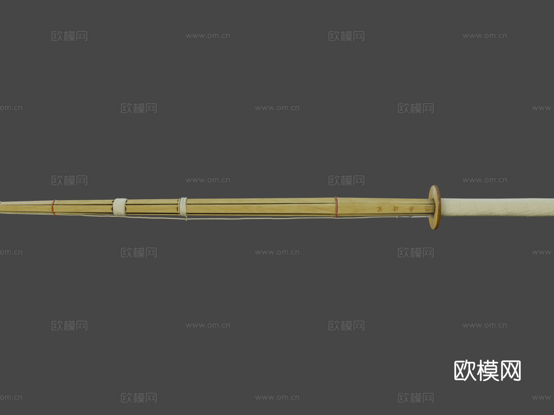 竹剑su模型下载（渲染图8）