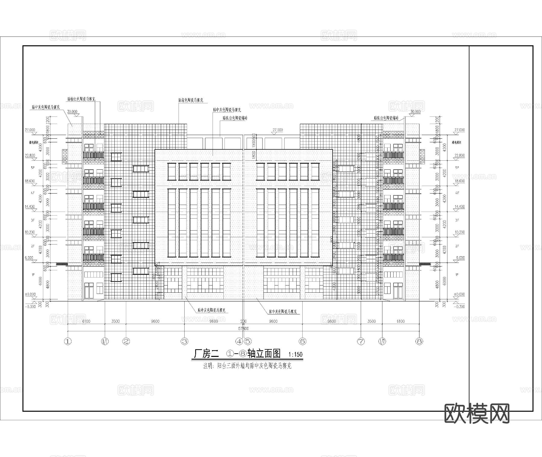 厂房 建筑CAD施工图