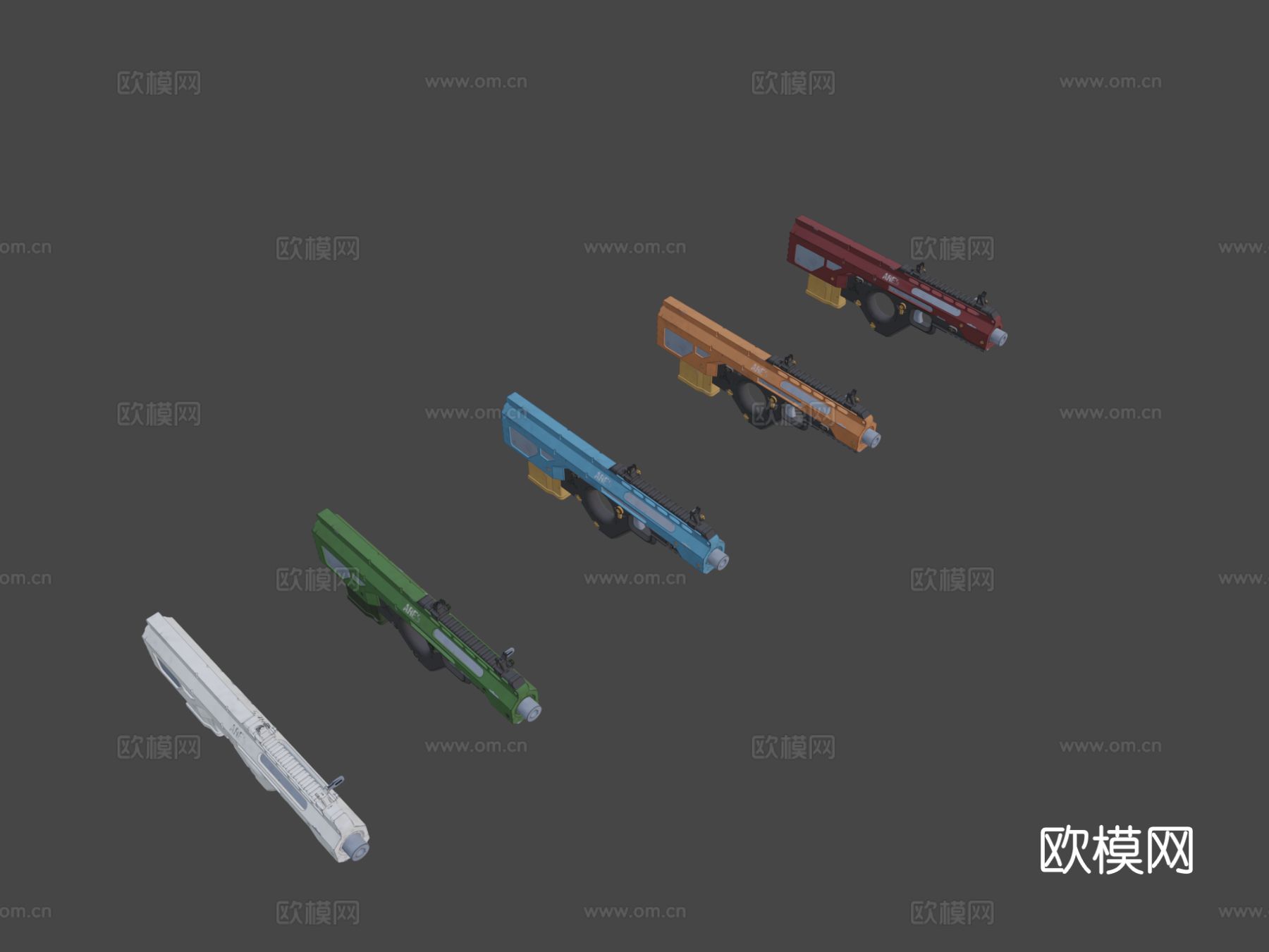 步枪包su模型下载（渲染图5）