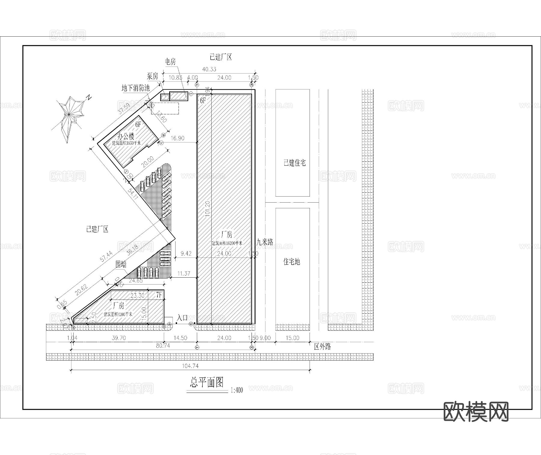 厂房 建筑CAD施工图