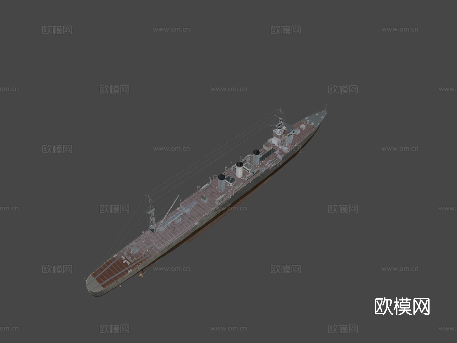 船 工程船 运输船su模型下载（渲染图6）