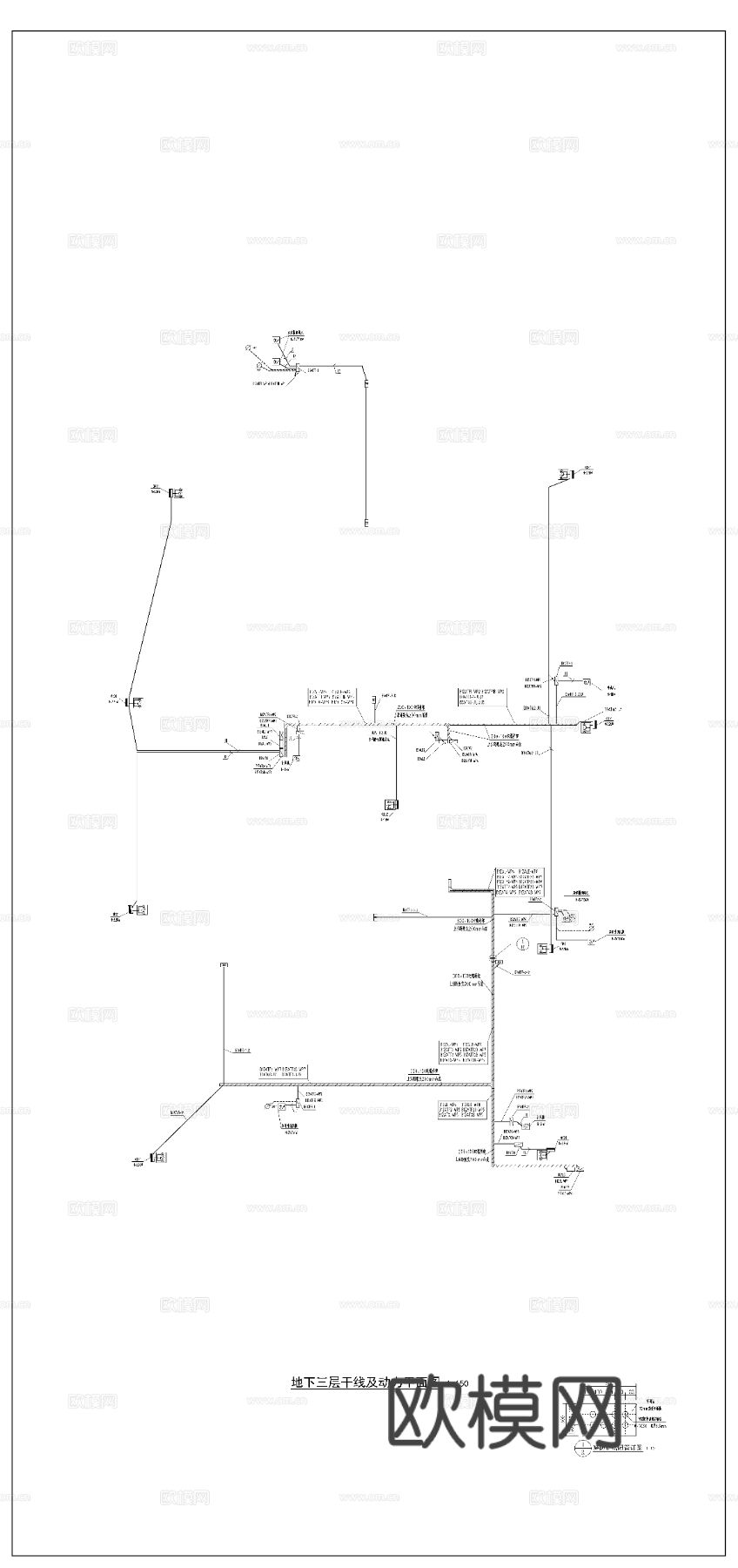 某大学医院教学科研楼CAD电气图