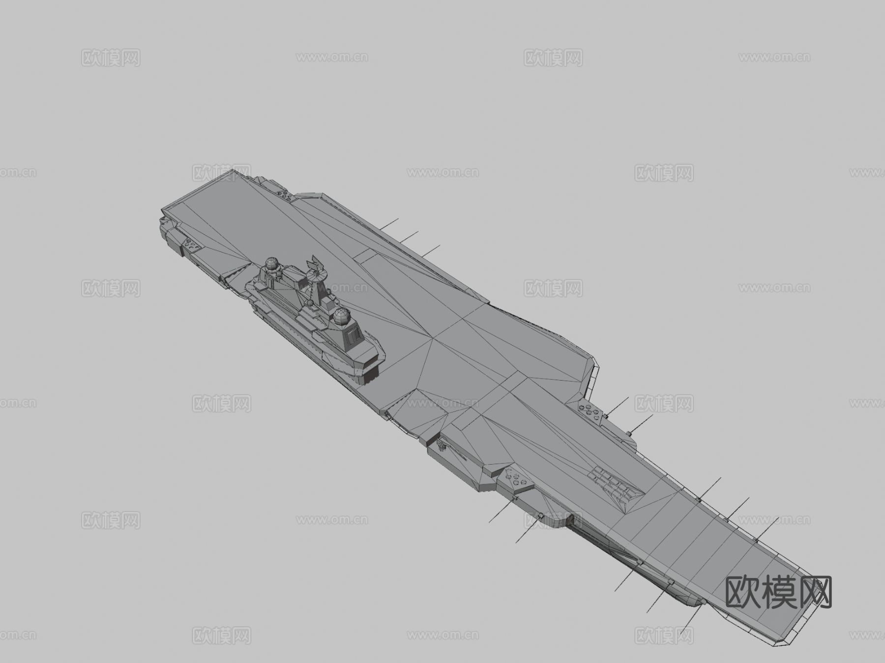 航海航空母舰su模型