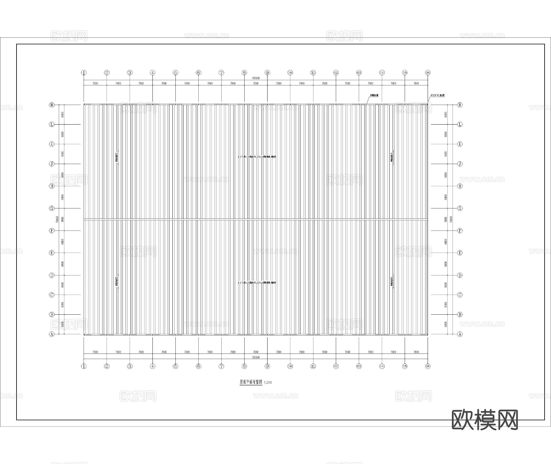 市场工程CAD平面图下载（渲染图4）