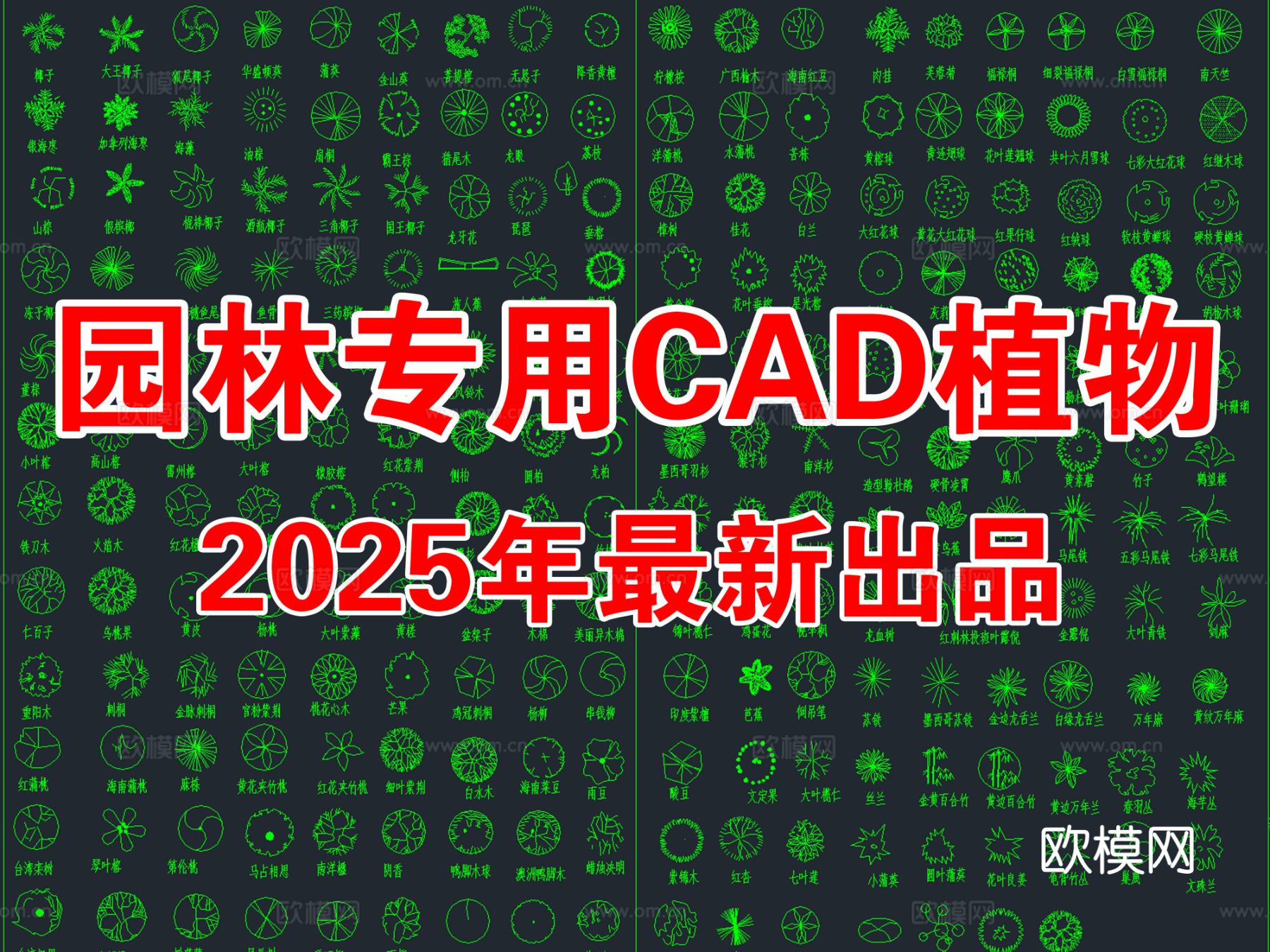 最新园林景观CAD图库