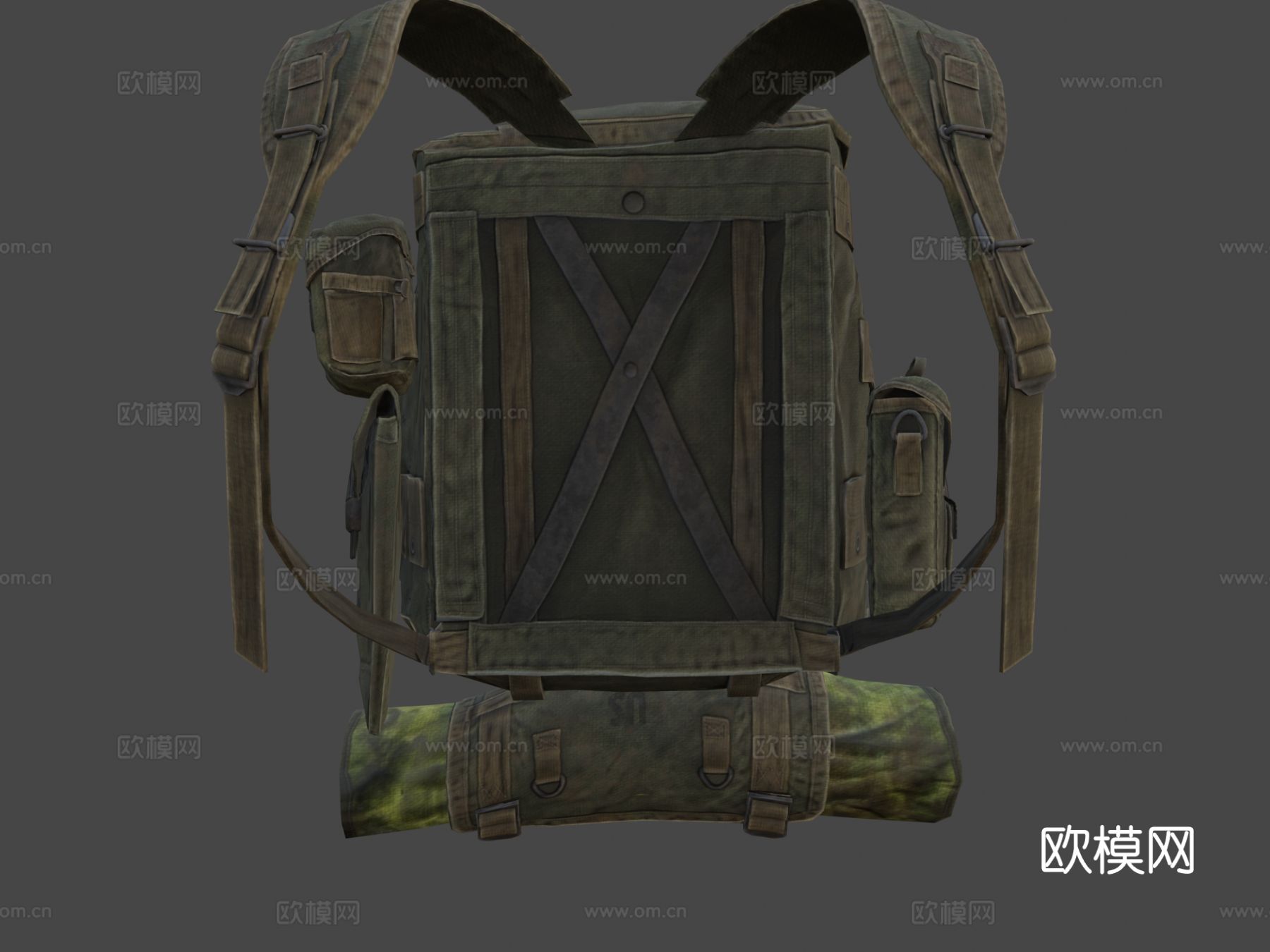 热带背包su模型下载（渲染图7）