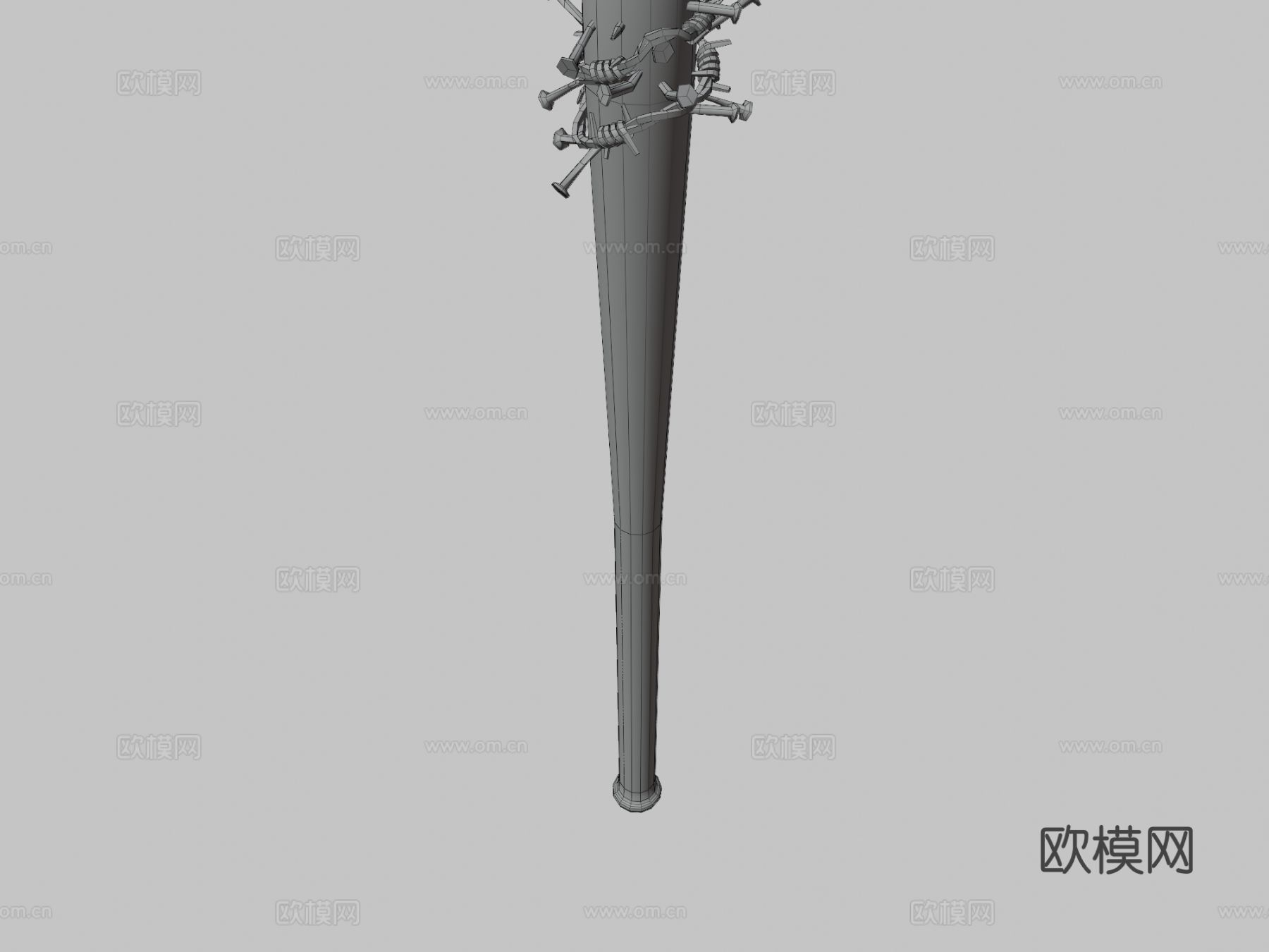 后末日棒球棒su模型下载（渲染图3）