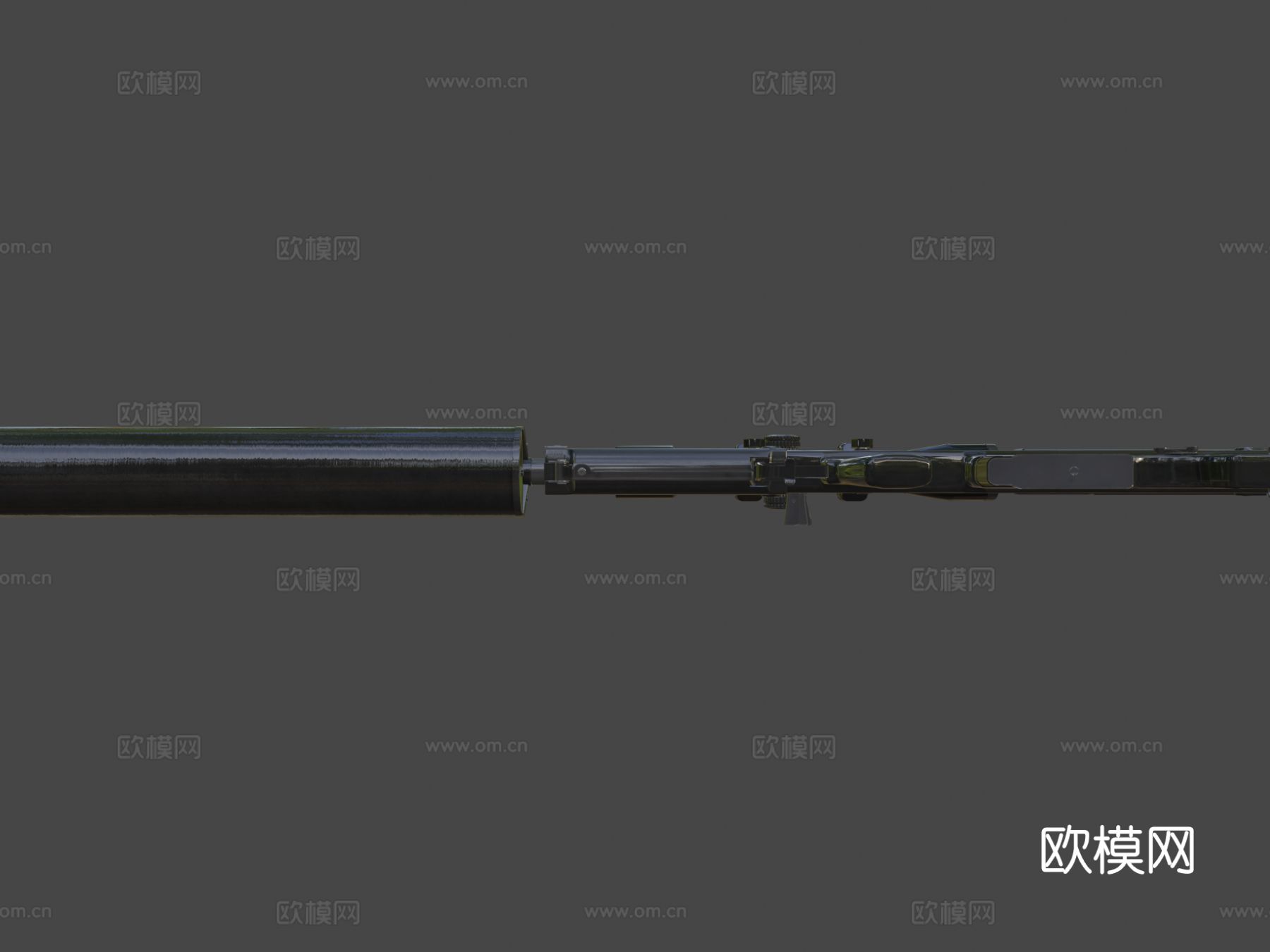 狙击枪 枪支 枪械su模型下载（渲染图7）