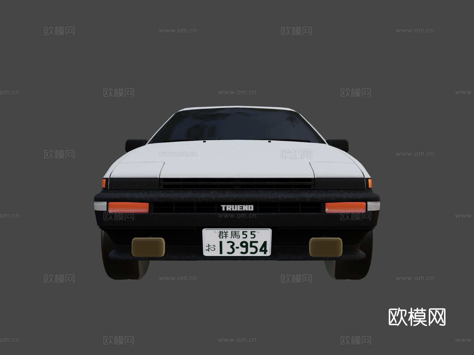 丰田卡罗拉 AE86汽车su模型