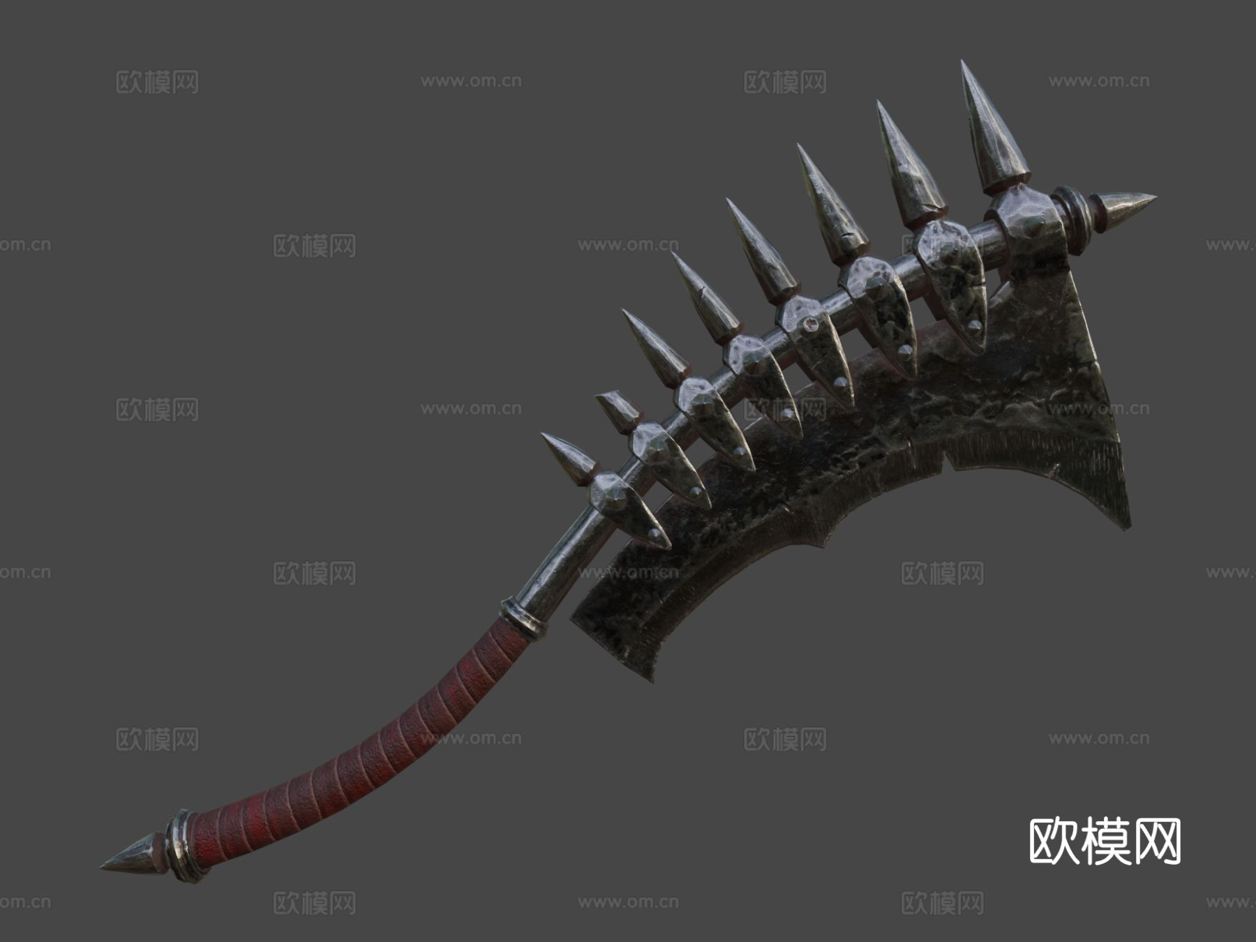 地狱大刀 弯刀su模型下载（渲染图5）