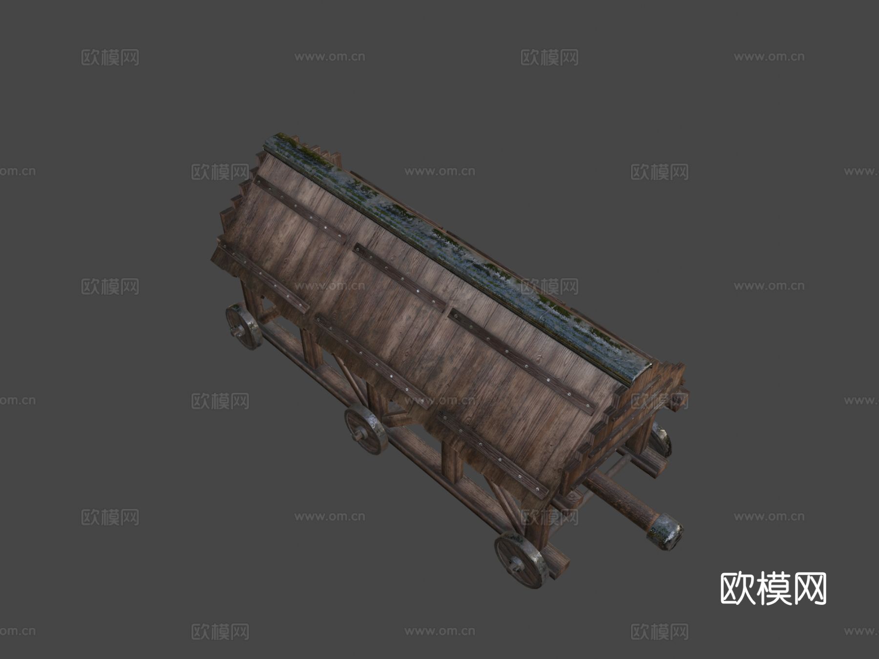 攻城槌 攻城车su模型下载（渲染图6）