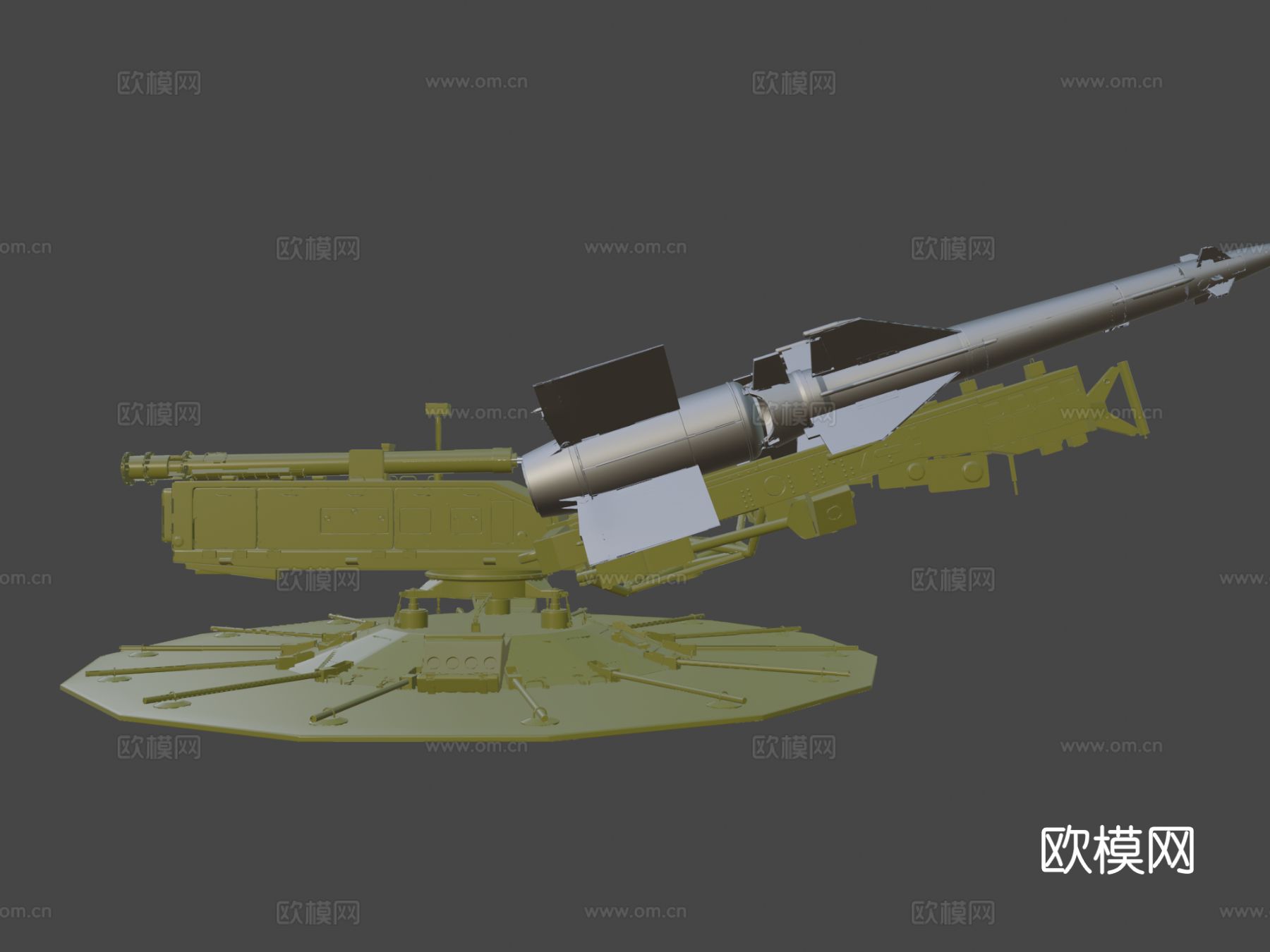 导弹发射器 榴弹发射器su模型