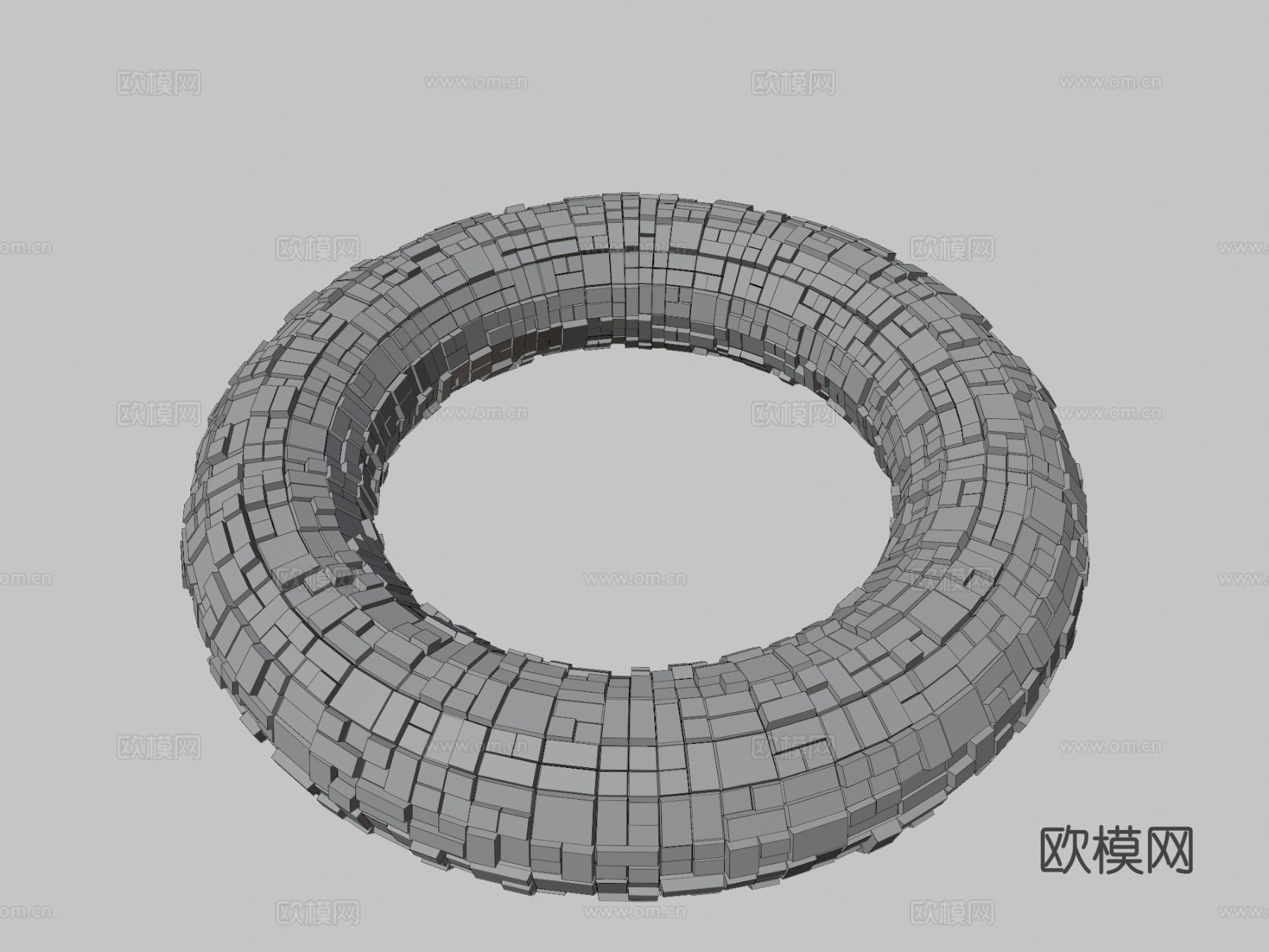 Torus太空船 太空舱su模型