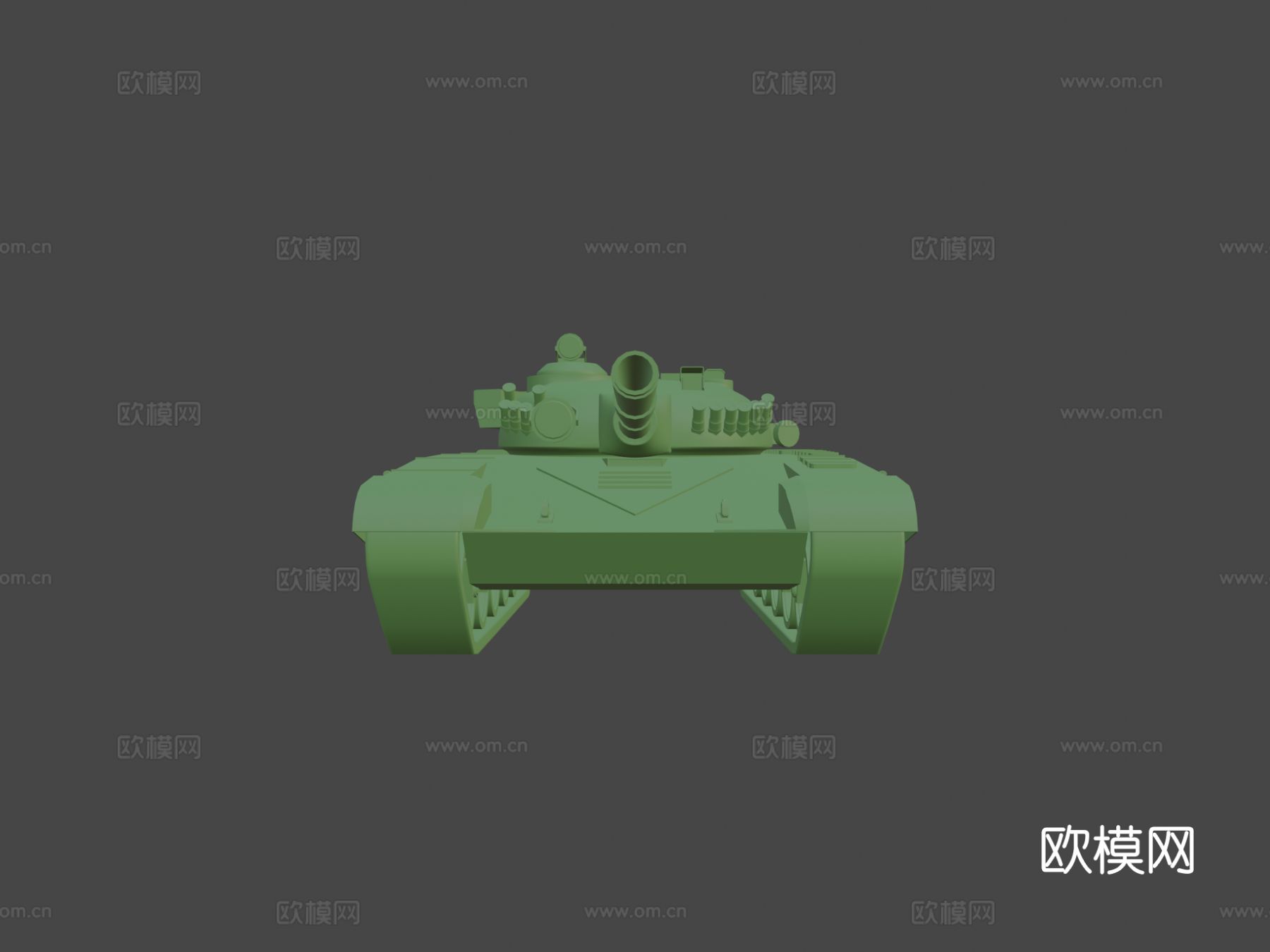 科幻坦克 装甲车 炮弹车su模型下载（渲染图4）