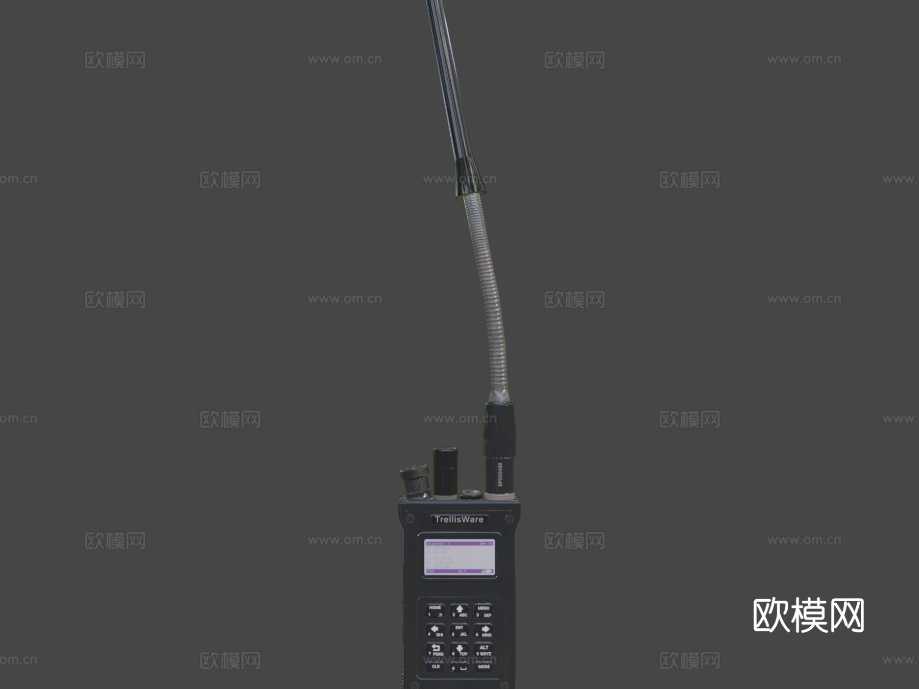 对讲机 无线电话su模型下载（渲染图7）