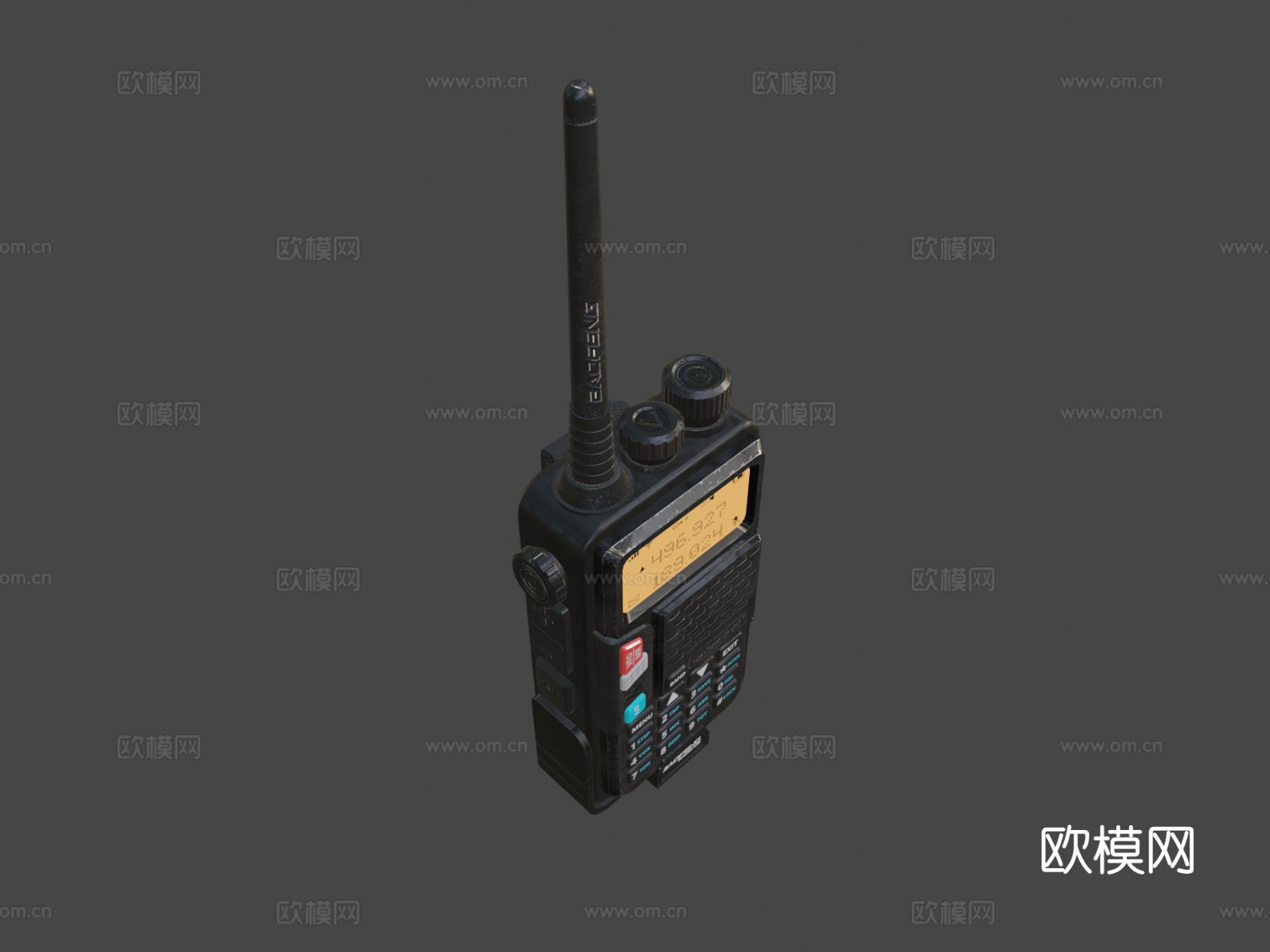 对讲机 无线电话su模型下载（渲染图6）