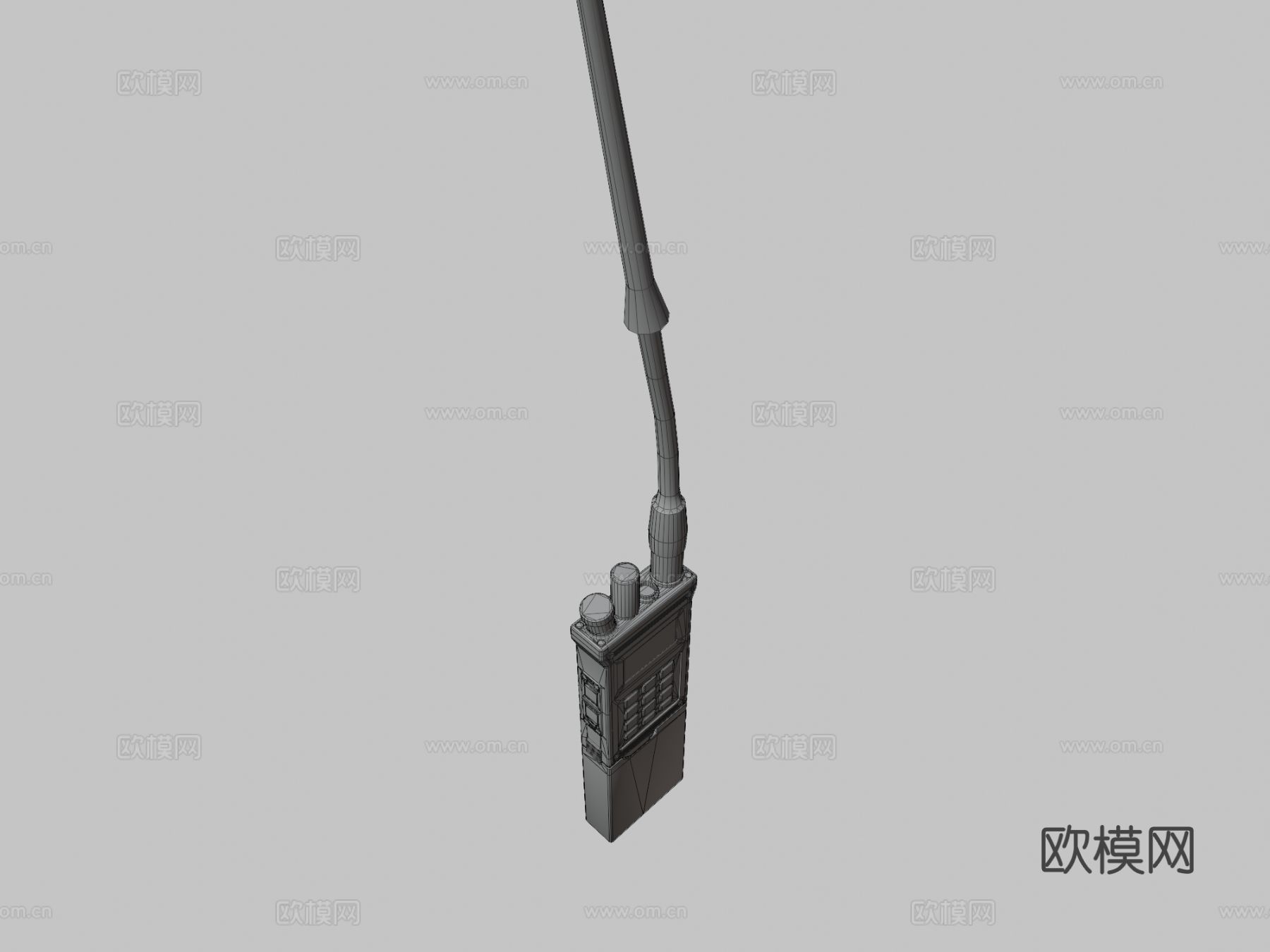 对讲机 无线电话su模型下载（渲染图3）