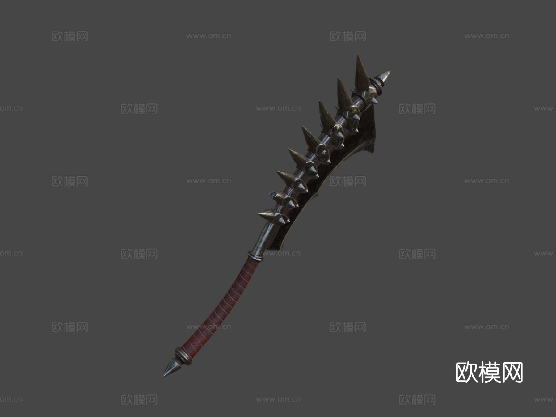 地狱大刀 弯刀su模型下载（渲染图8）