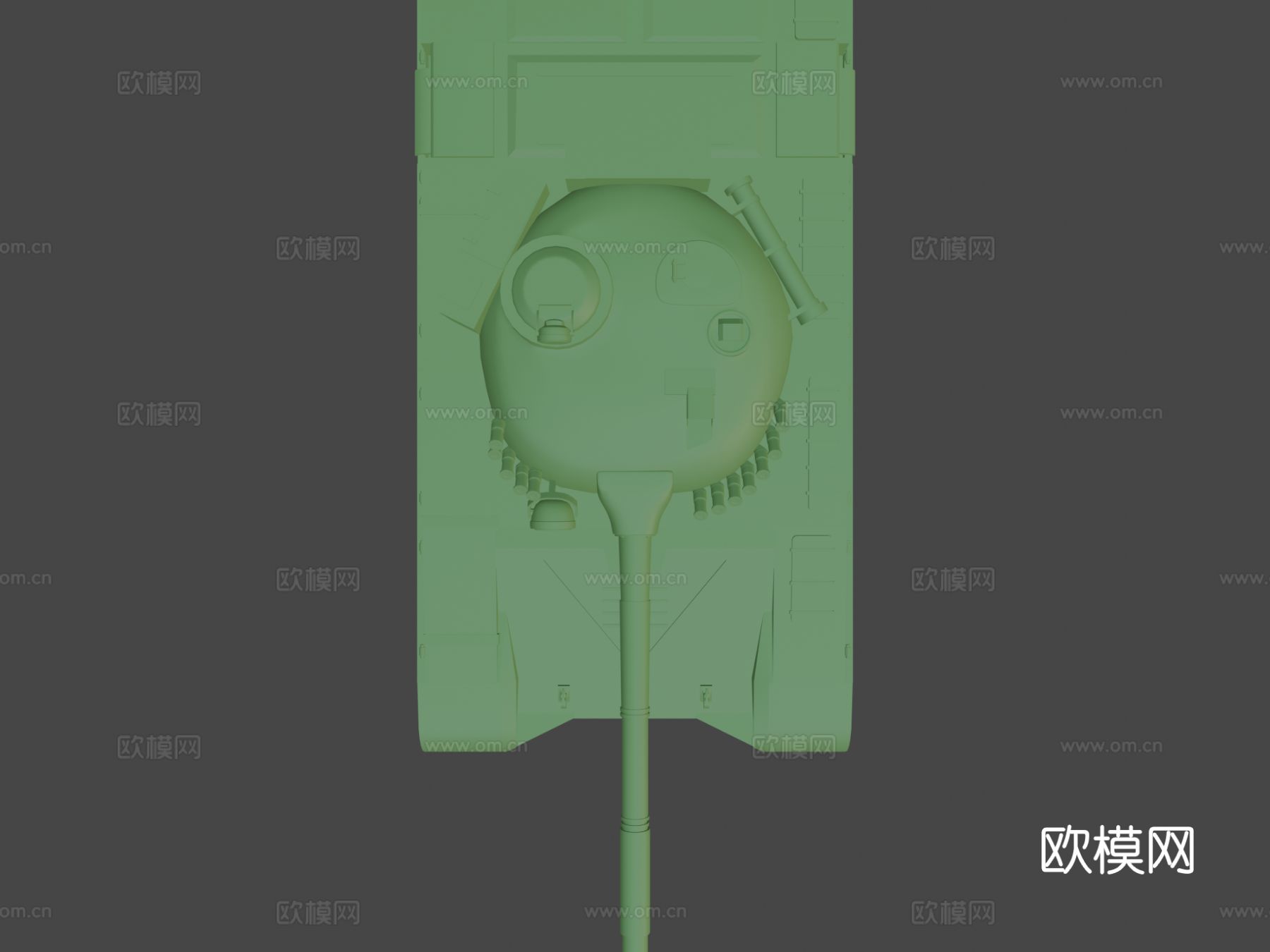 科幻坦克 装甲车 炮弹车su模型下载（渲染图8）