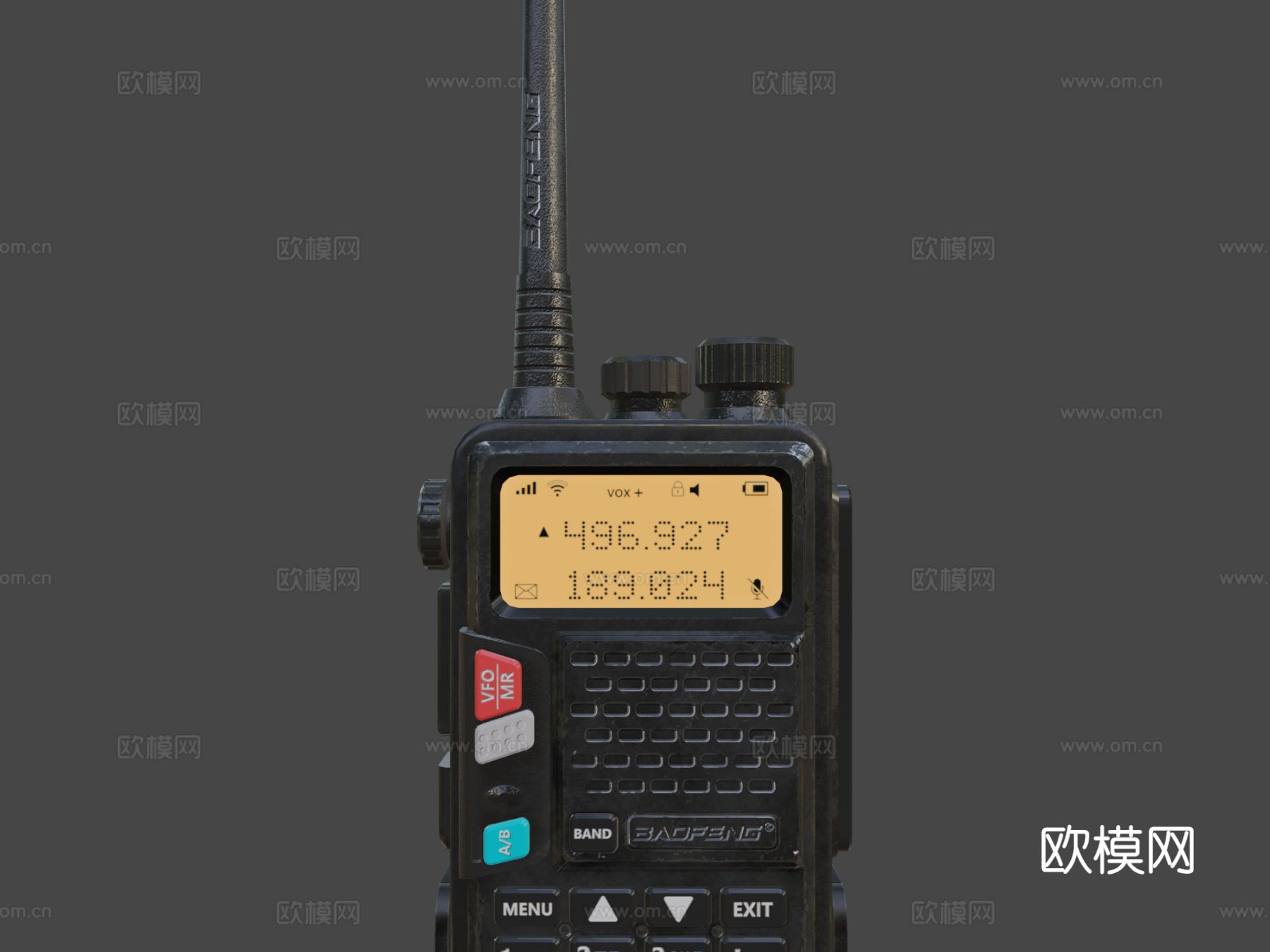 对讲机 无线电话su模型下载（渲染图7）