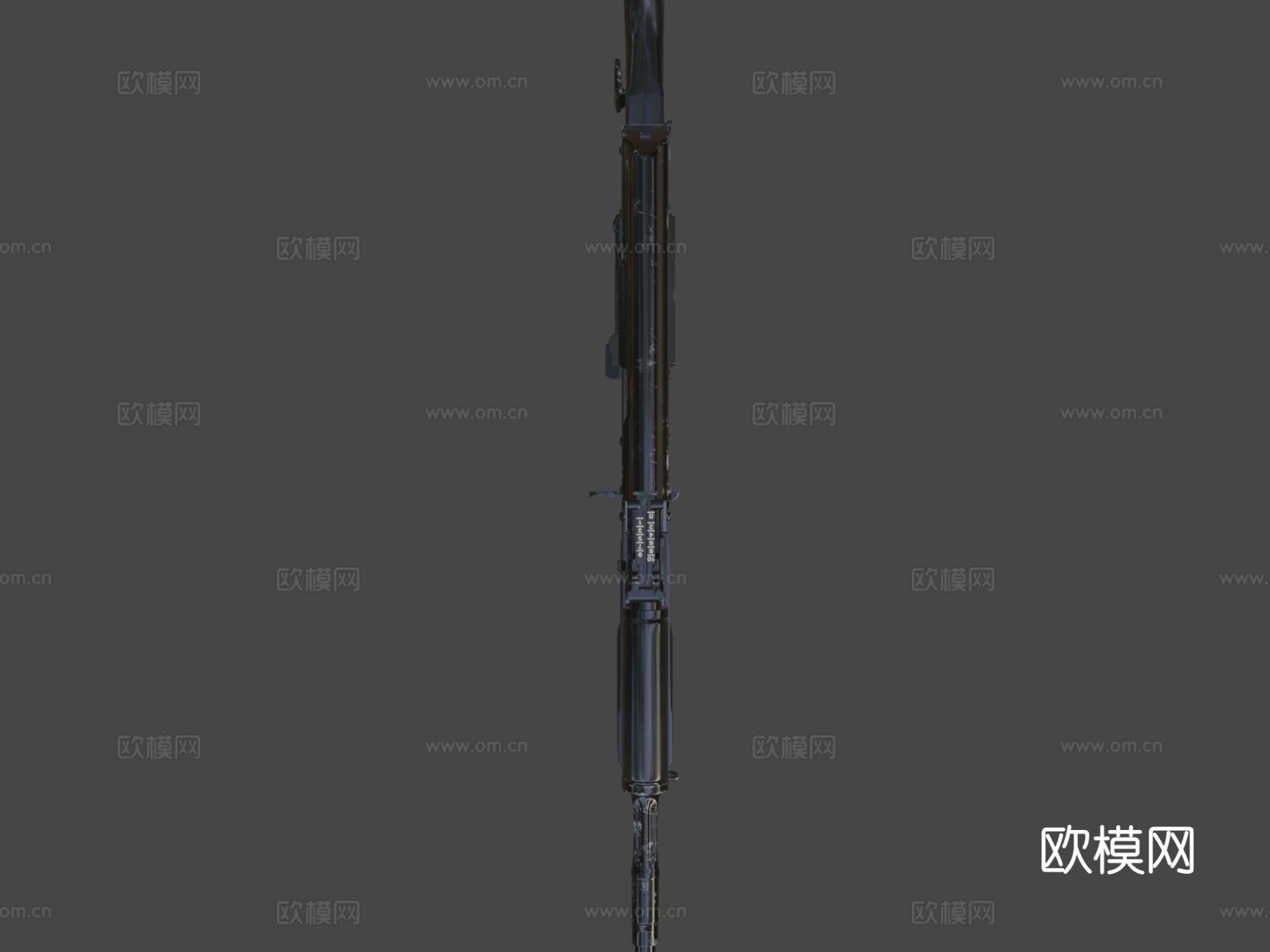AK 74M步枪 枪支 枪械su模型下载（渲染图8）