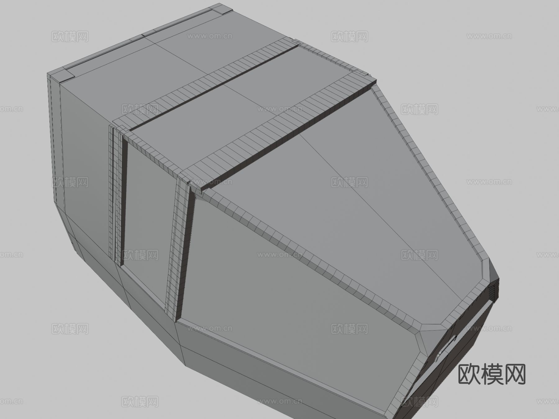 科幻驾驶舱 战斗机驾驶舱su模型