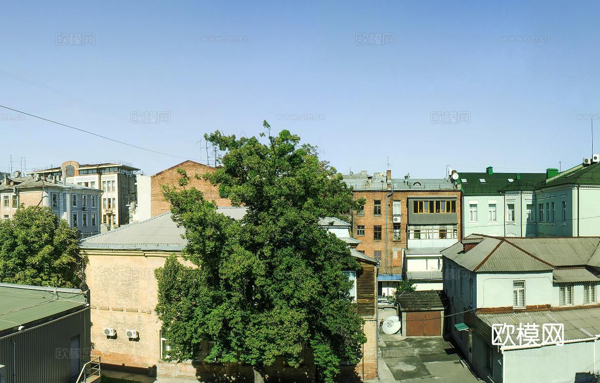 城市外景材质下载