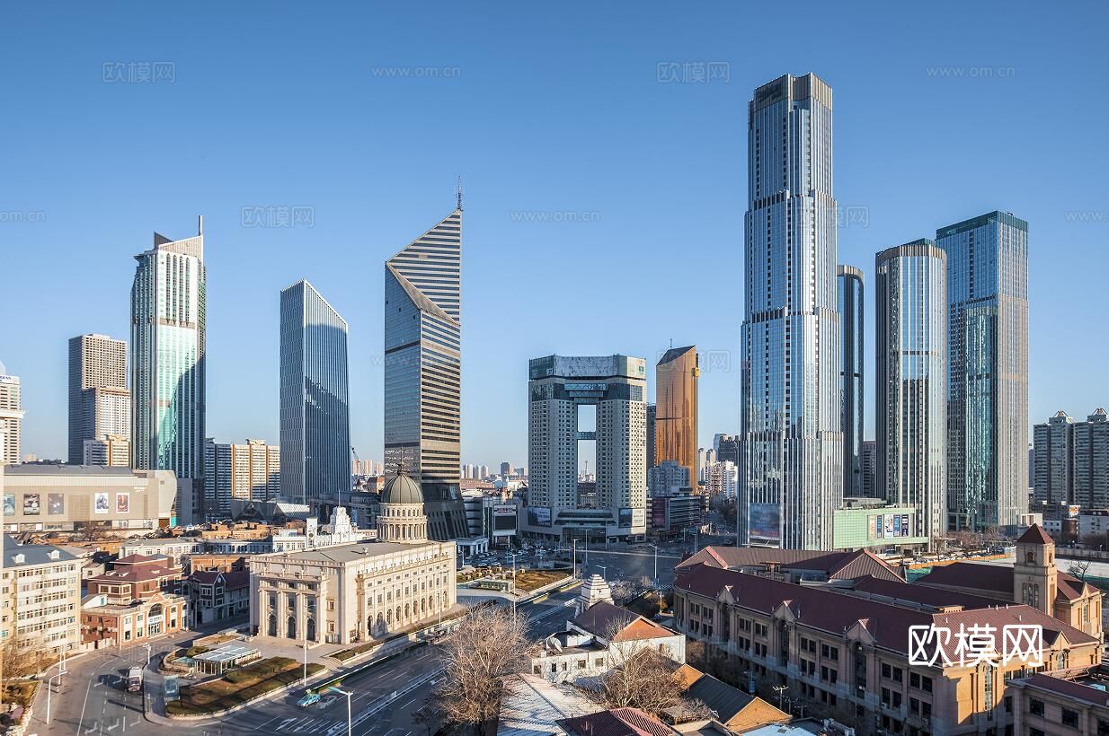 城市外景材质下载