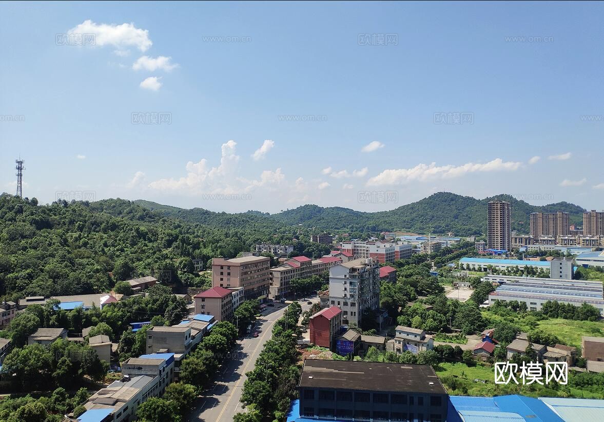 城市外景材质下载