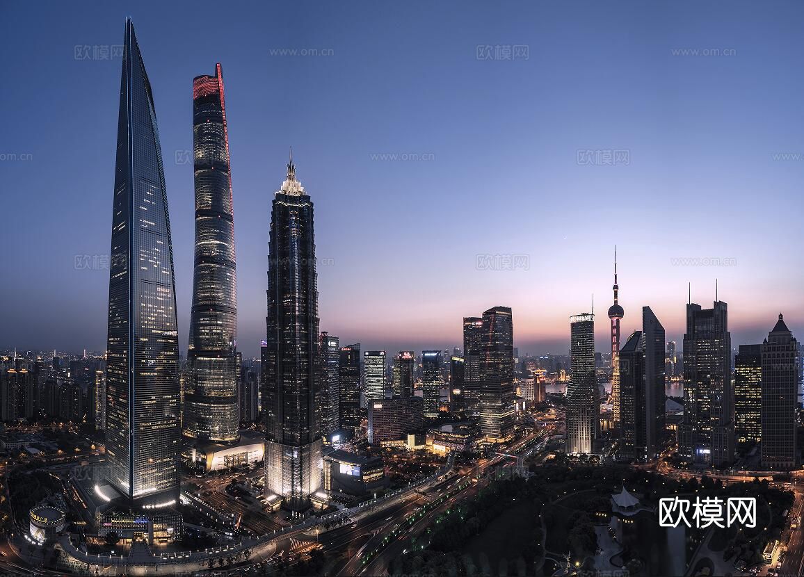 城市外景材质下载