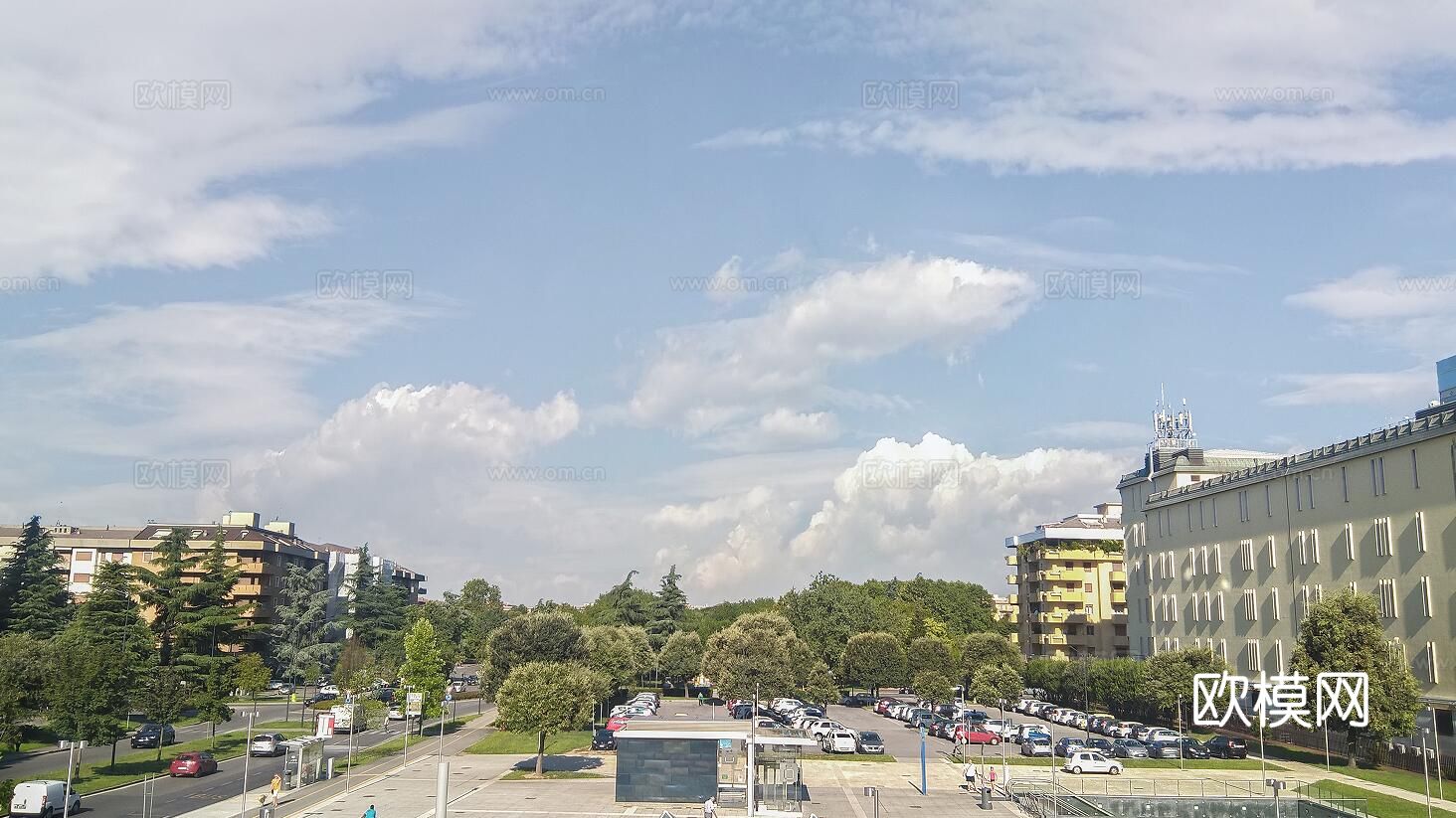 城市外景材质下载