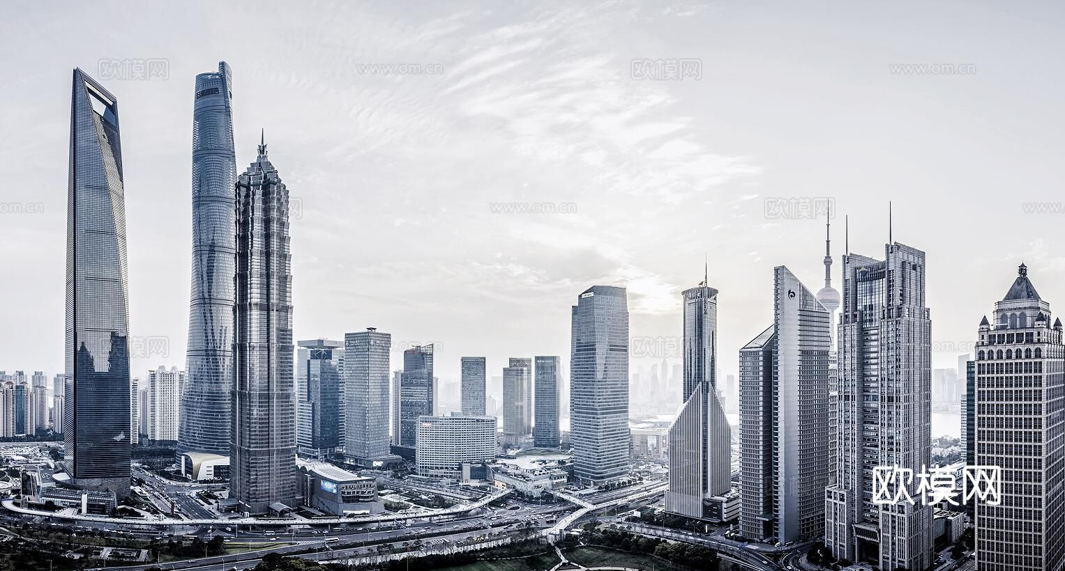 城市外景材质下载