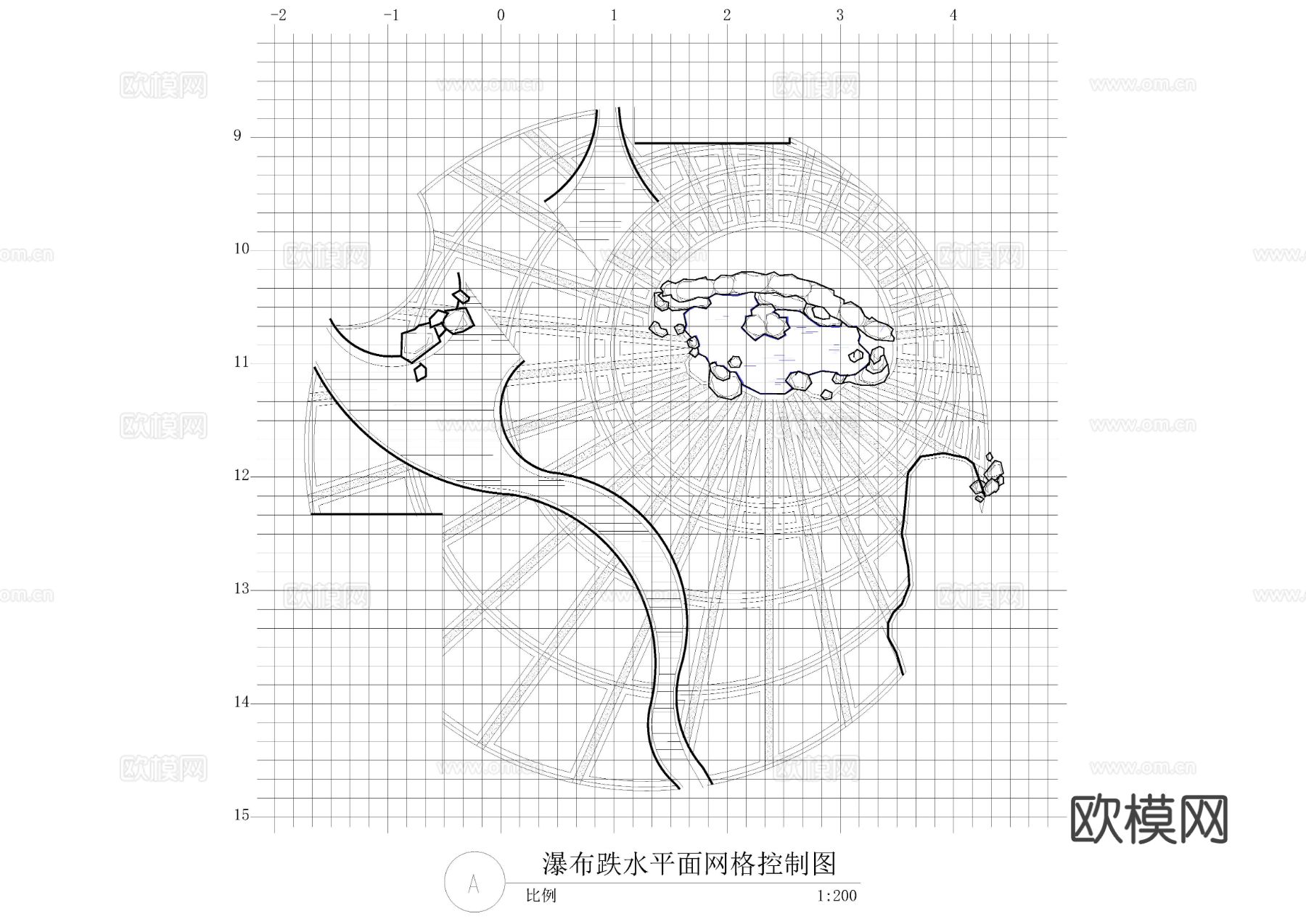 印兰亭花园CAD总平图