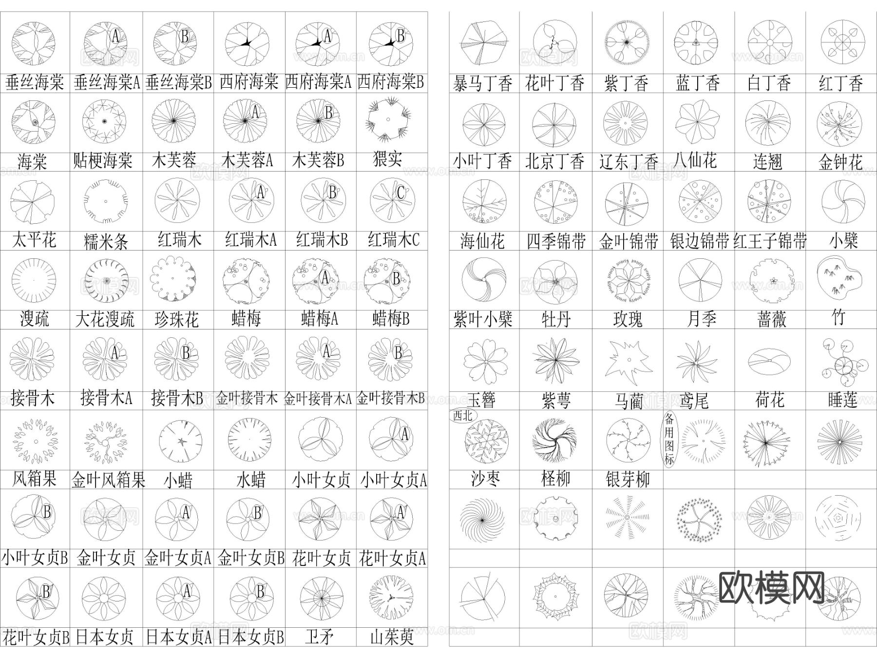 2025年最新北部园林景观CAD图集