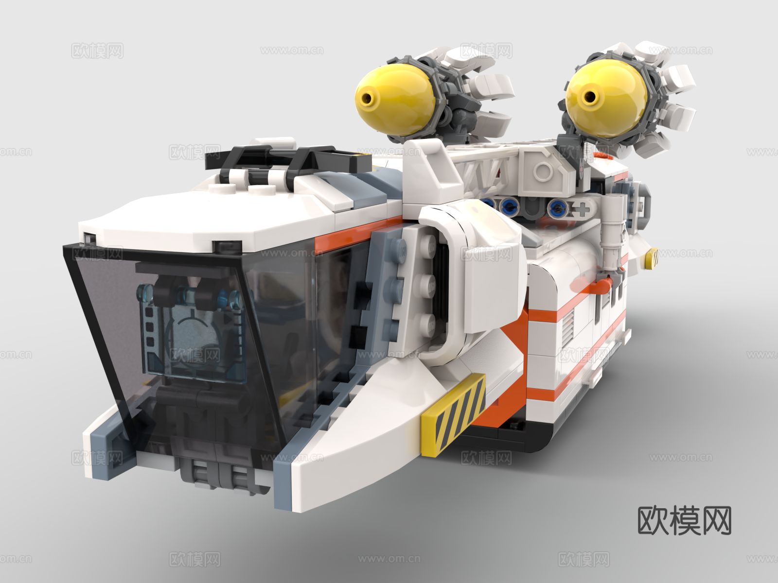 乐高 LEGO 玩具 积木 宇宙飞船 科幻飞船 宇宙飞行器免费3d模型