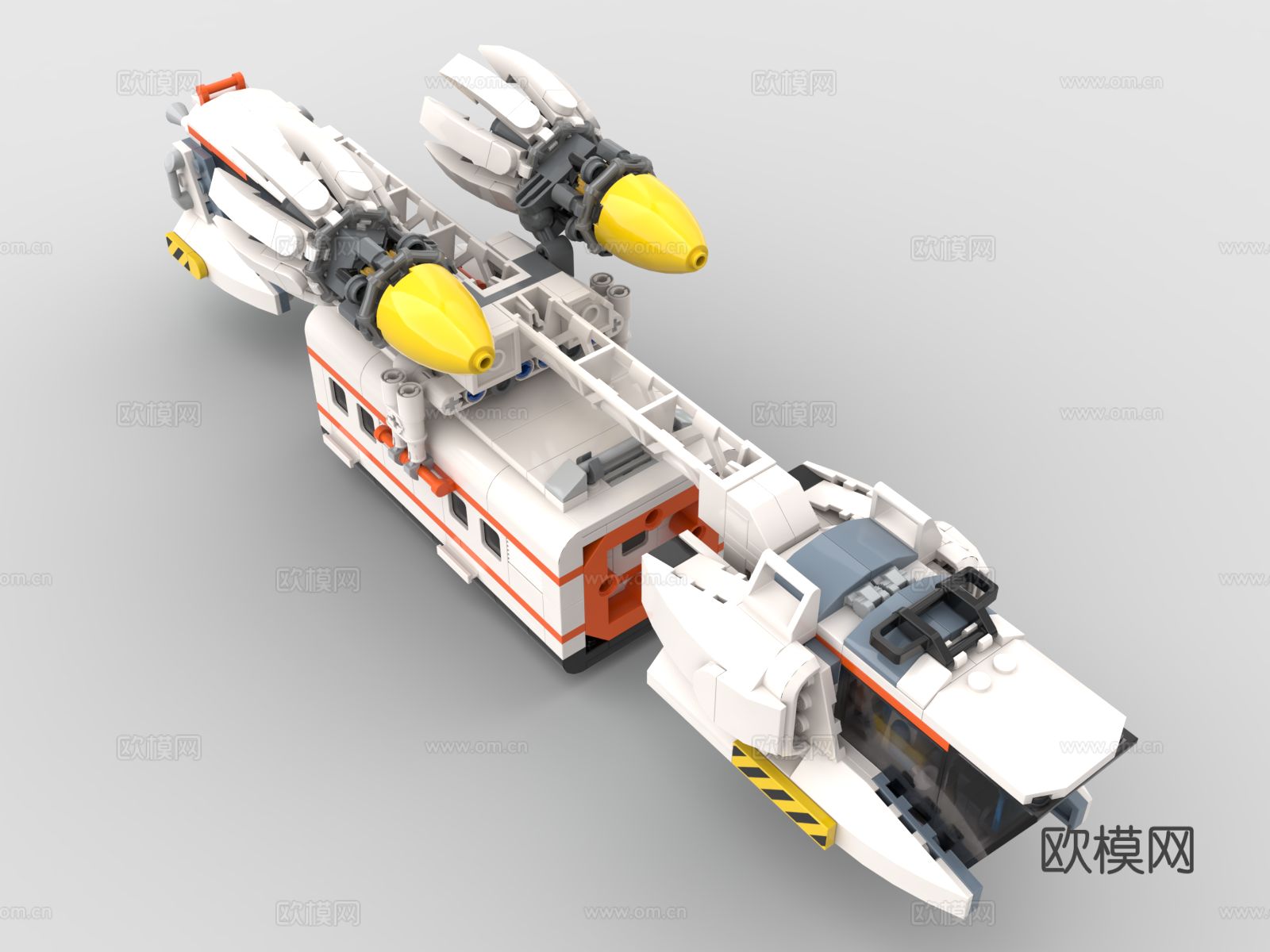 乐高 LEGO 玩具 积木 宇宙飞船 科幻飞船 宇宙飞行器免费3d模型