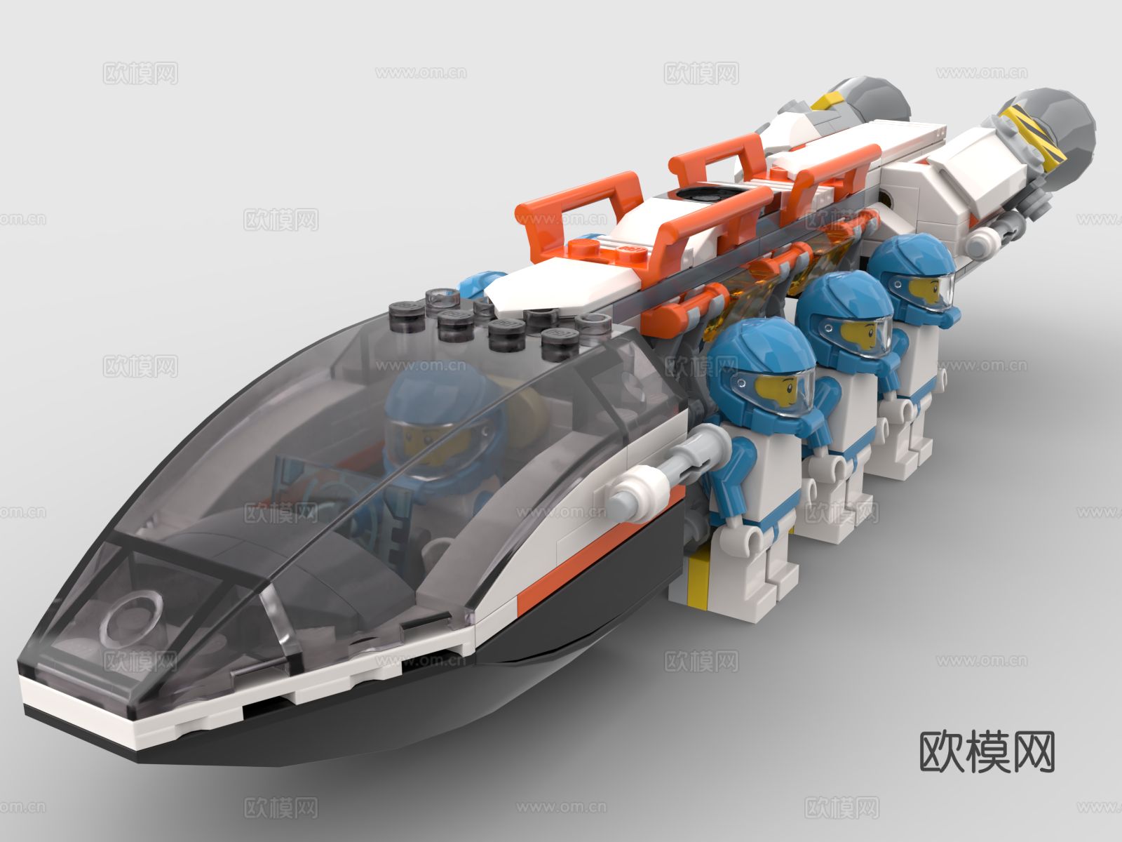 乐高 LEGO 玩具 积木  宇宙飞船 运输舰免费3d模型