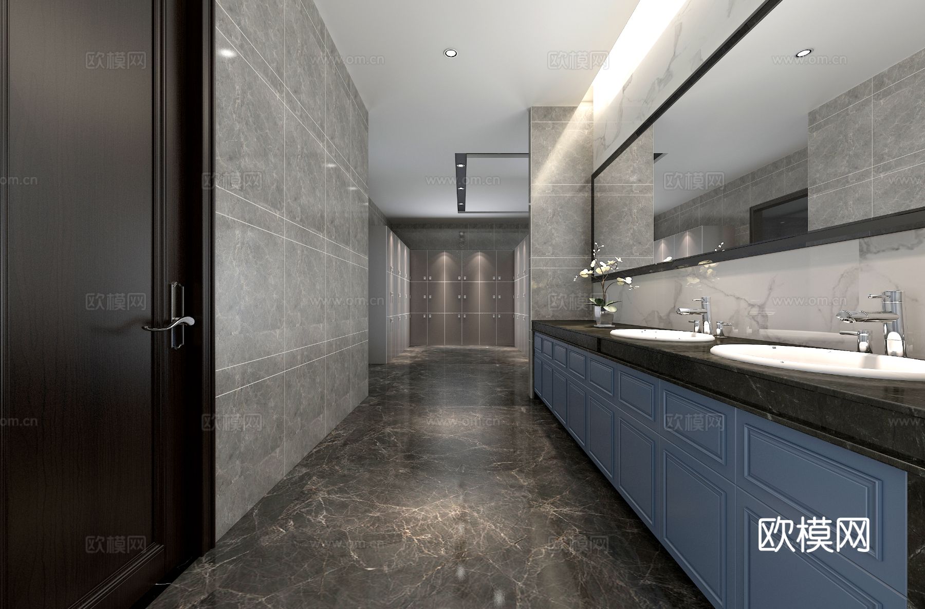 现代健身房装修效果图下载（渲染图8）