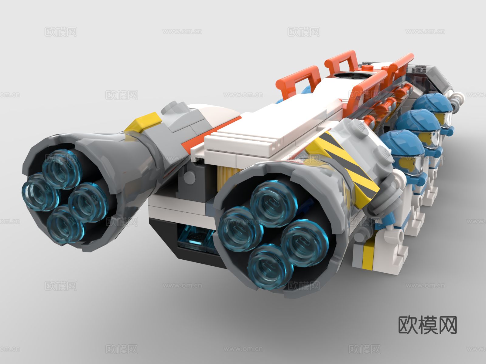 乐高 LEGO 玩具 积木  宇宙飞船 运输舰免费3d模型