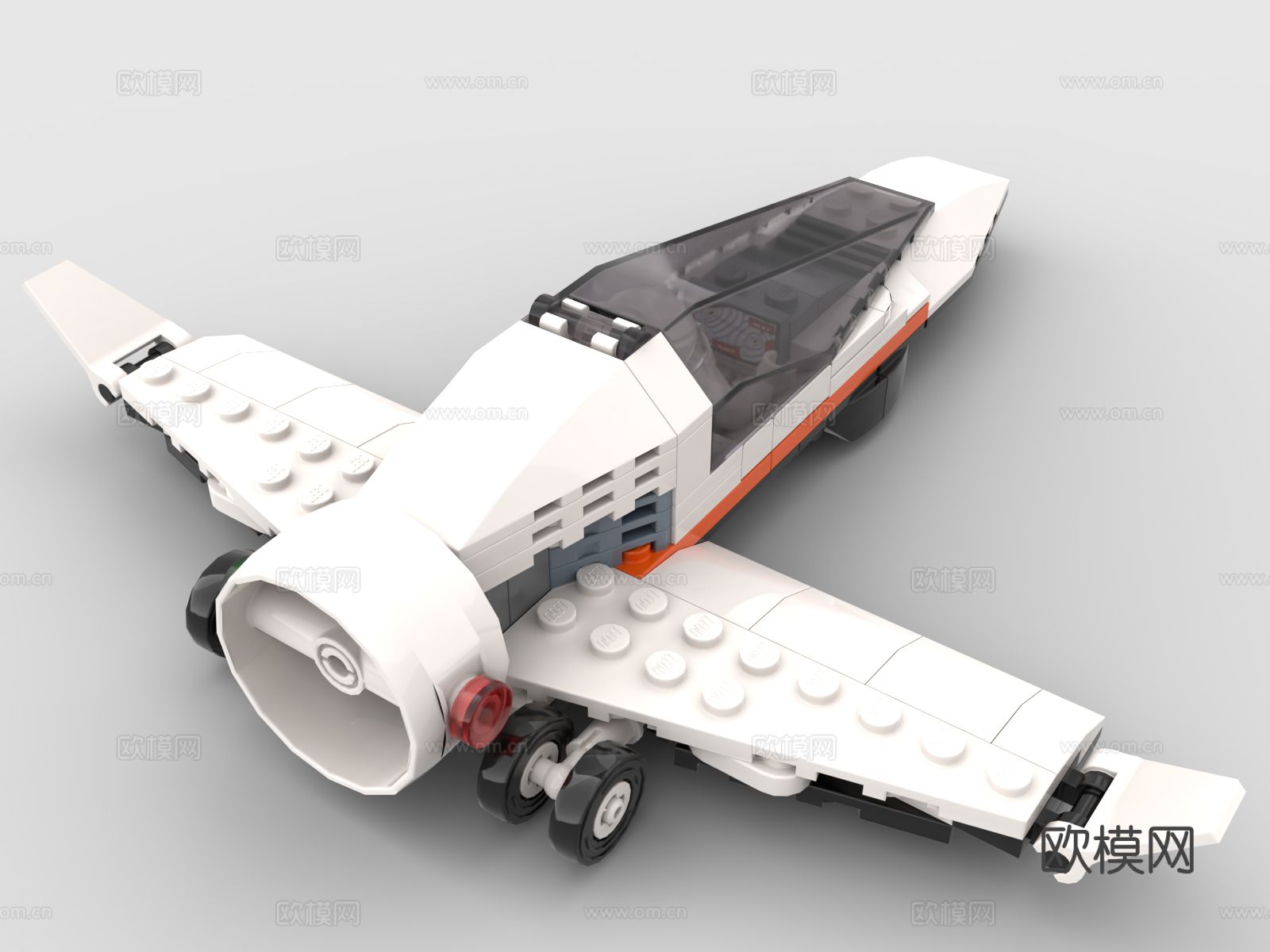 乐高 LEGO 玩具 积木 宇宙战机 宇宙战斗机 科幻战机免费3d模型