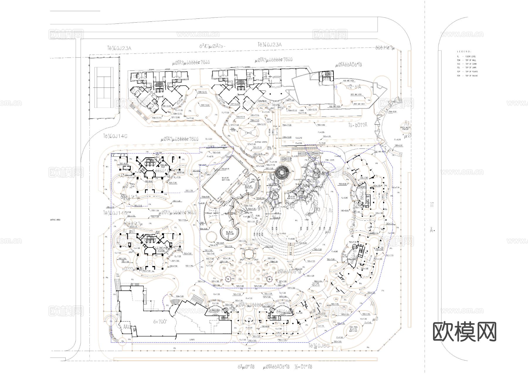 中海华庭景观设计完整版cad施工图下载（渲染图1）