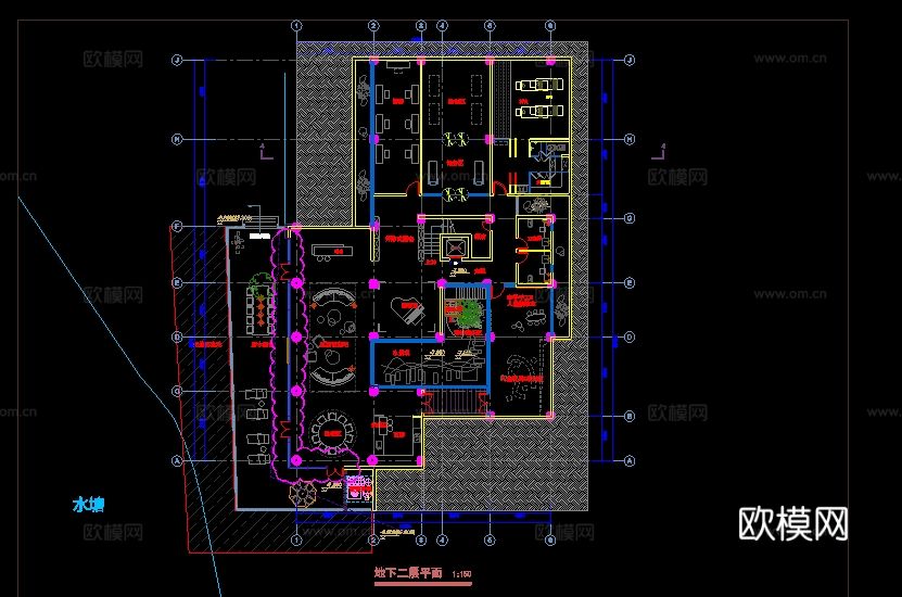 2019年【建筑幕墙设计CAD+SU】展示中心幕墙cad施工图