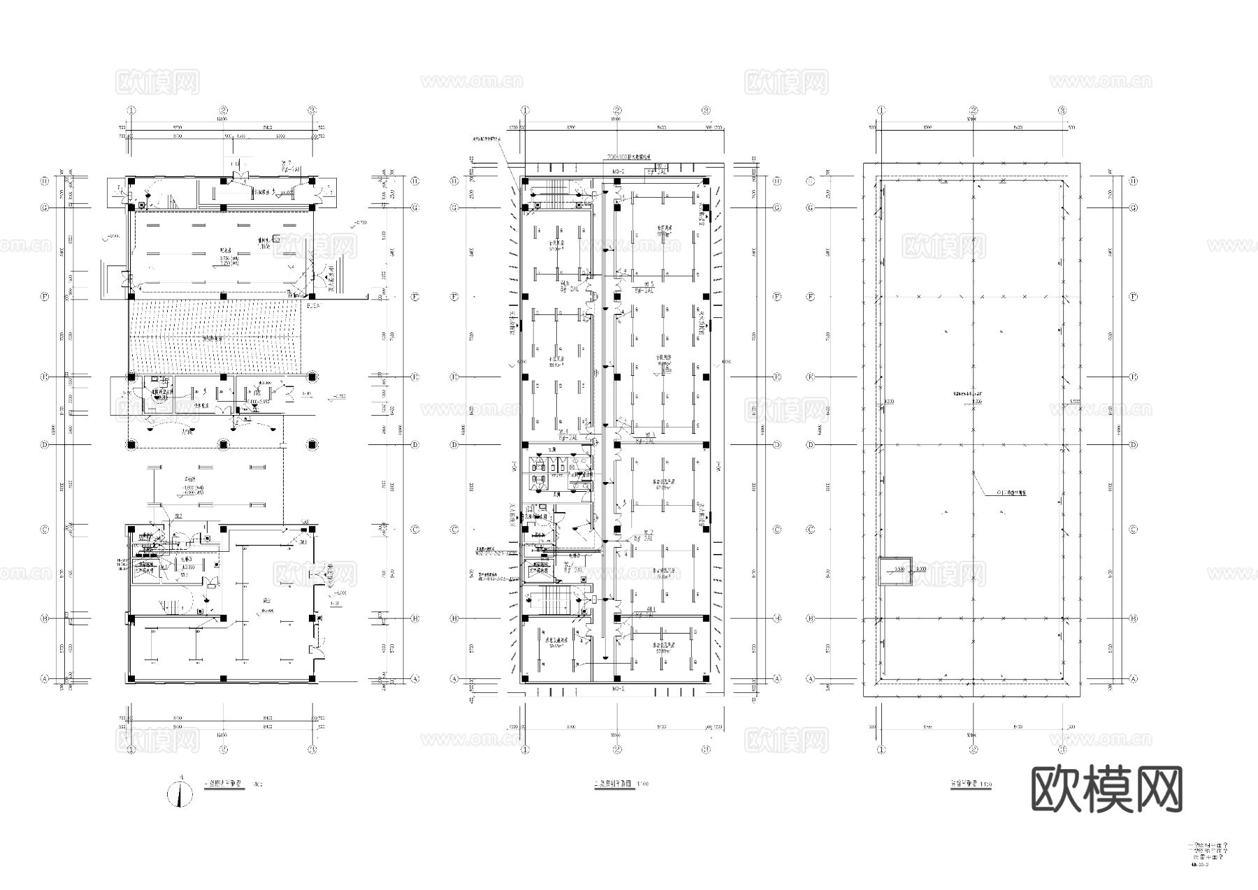 滨海住宅电房cad施工图下载（渲染图5）