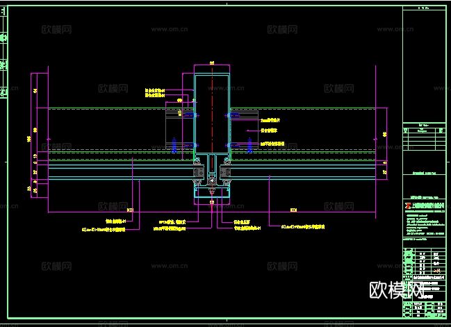 2020年【建筑幕墙设计CAD】大型商业购物中心综合体项目cad施工图